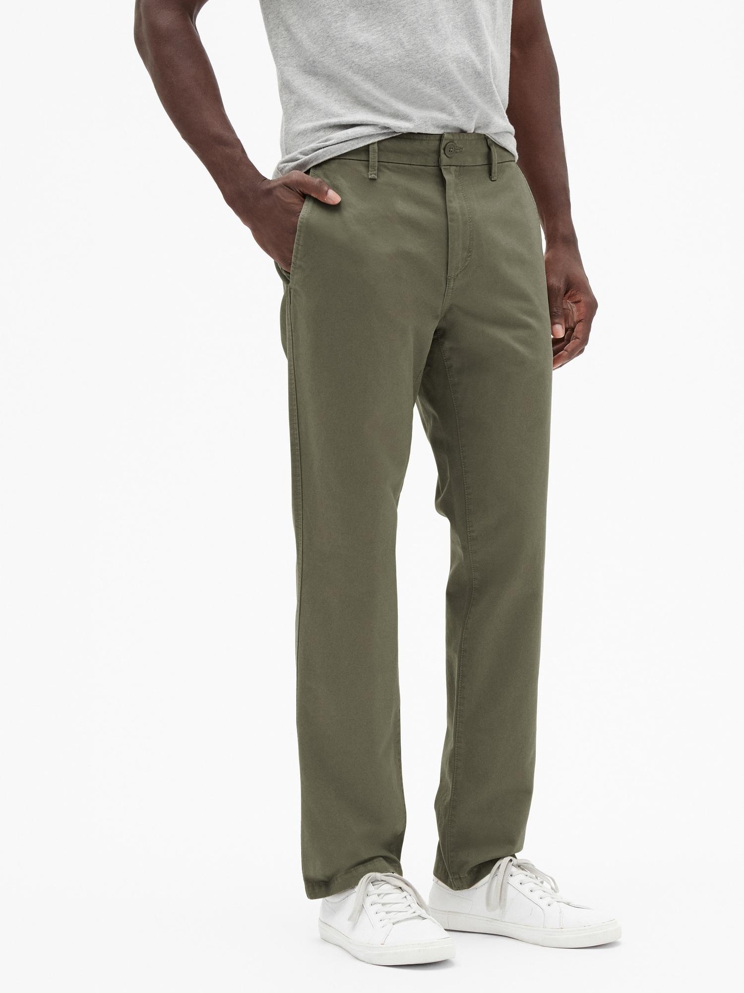 gap lived in straight khaki