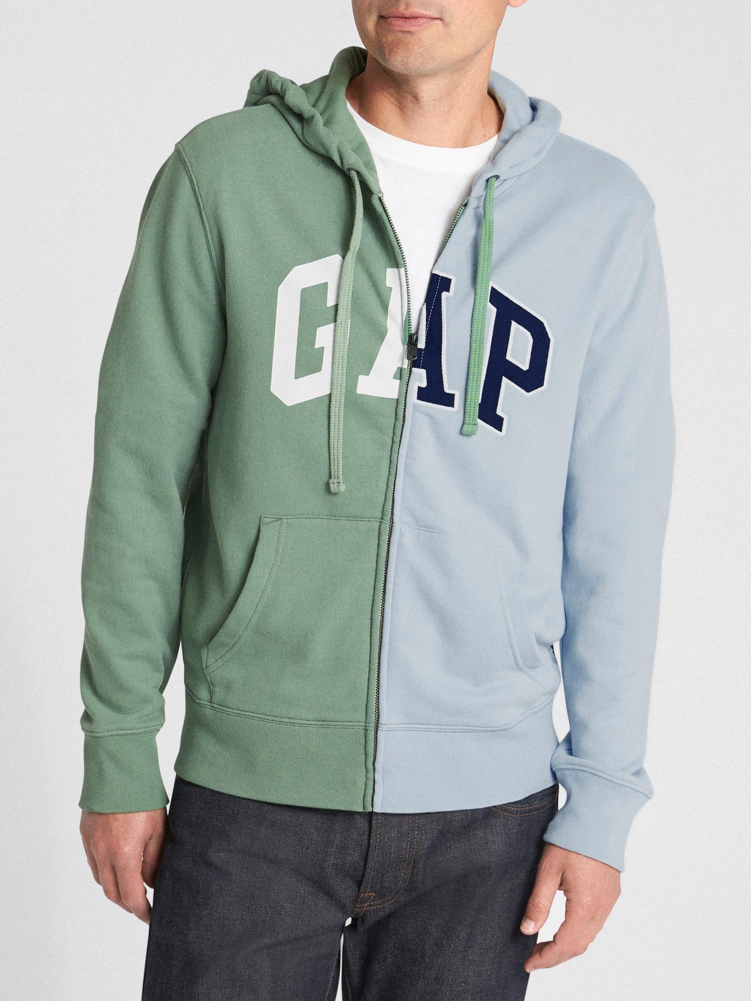 gap logo remix hoodie