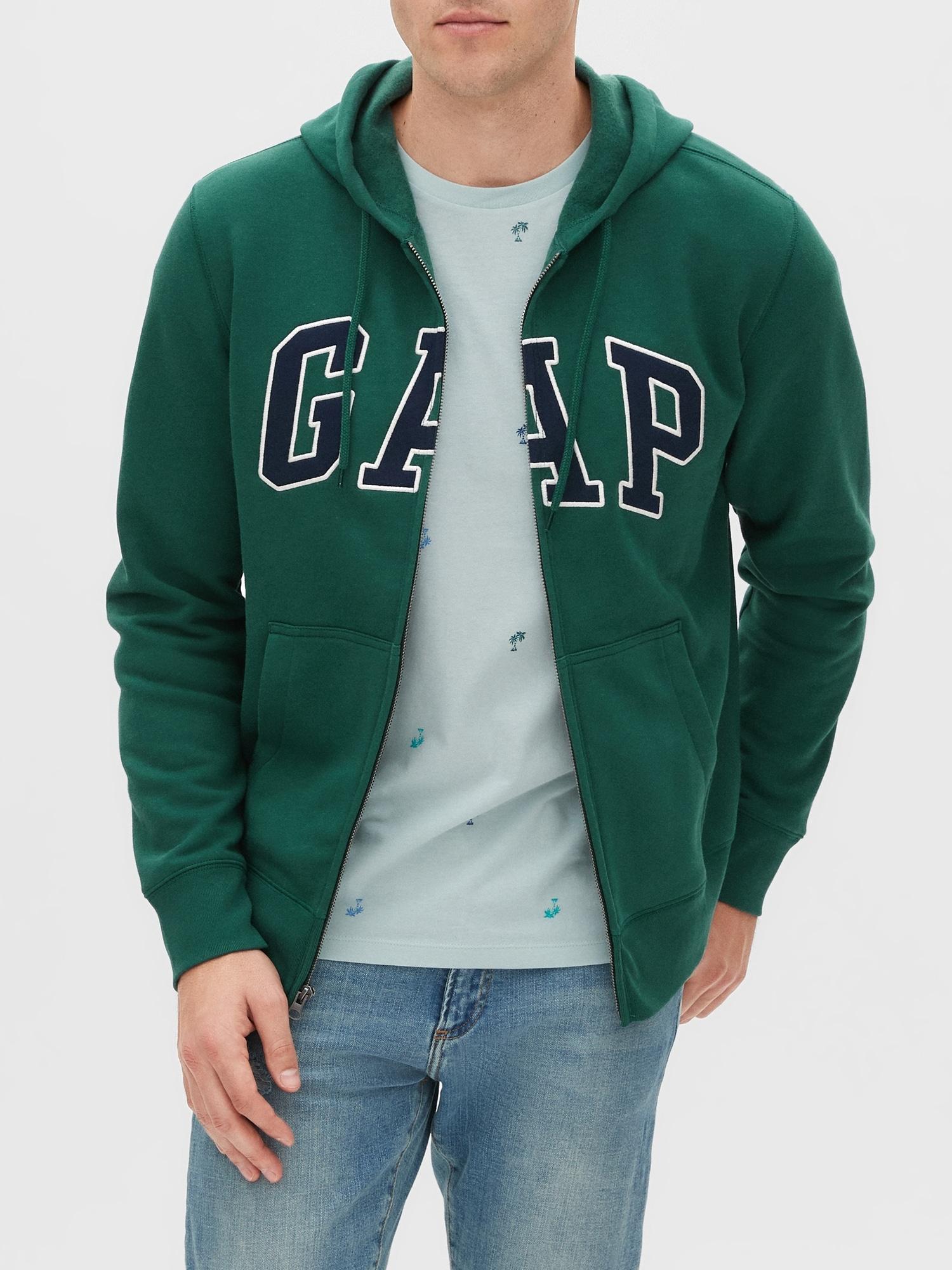 vintage gap hoodie green