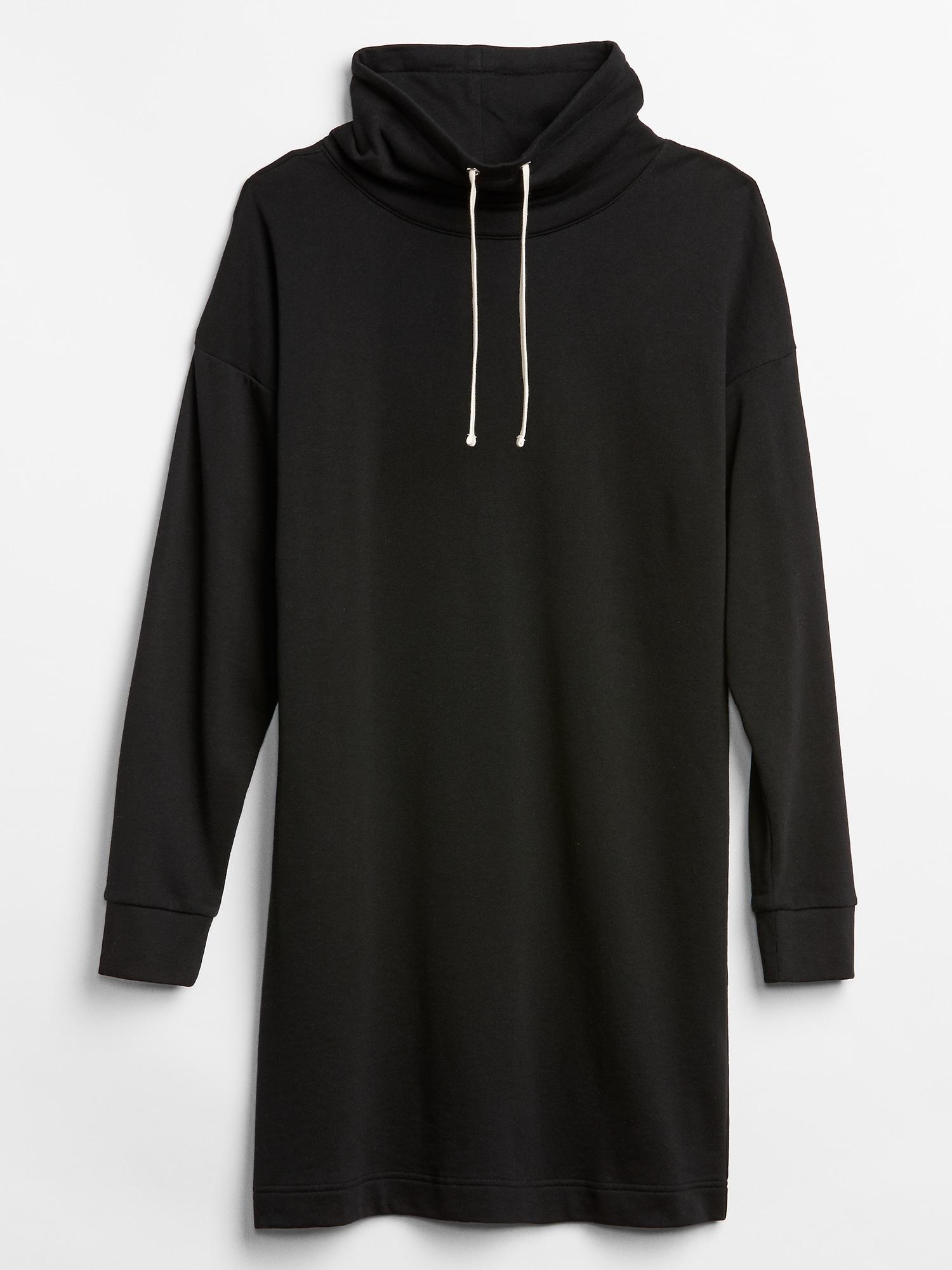 gap funnel neck sweatshirt dress