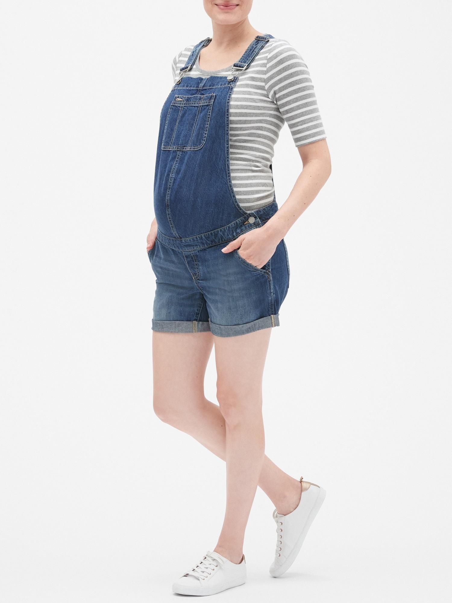 Gap Maternity Overall Shorts Deals, 55 