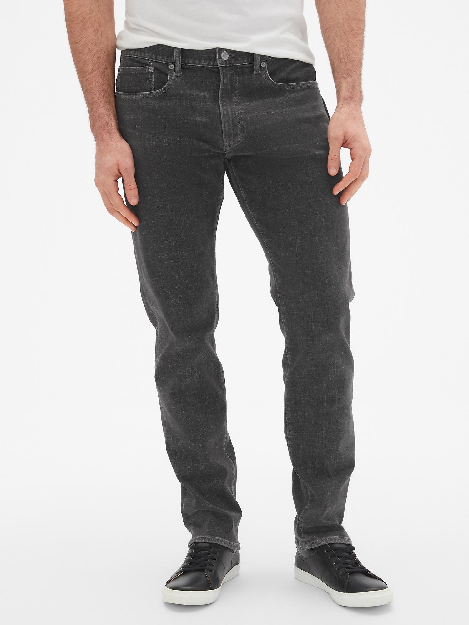 GAP Factory Denim Wearlight Slim Fit Jeans With Gapflex in Washed Grey ...