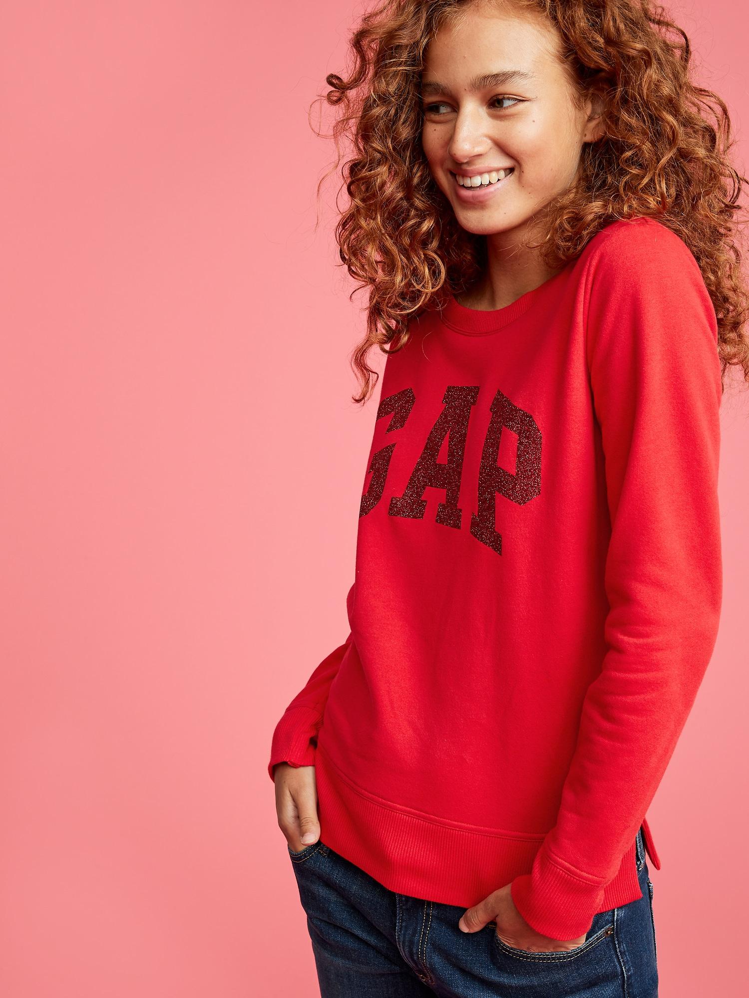 gap glitter sweatshirt