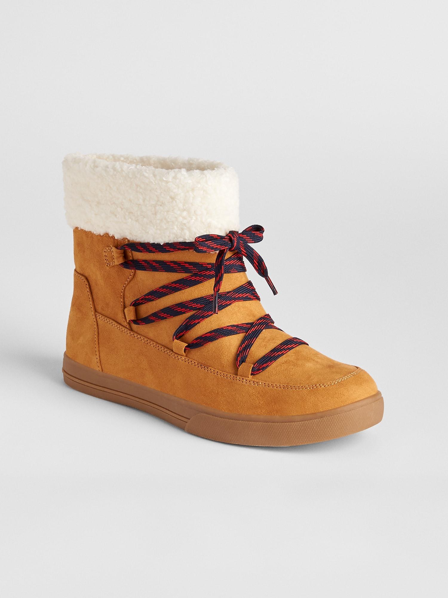gap lace up boots