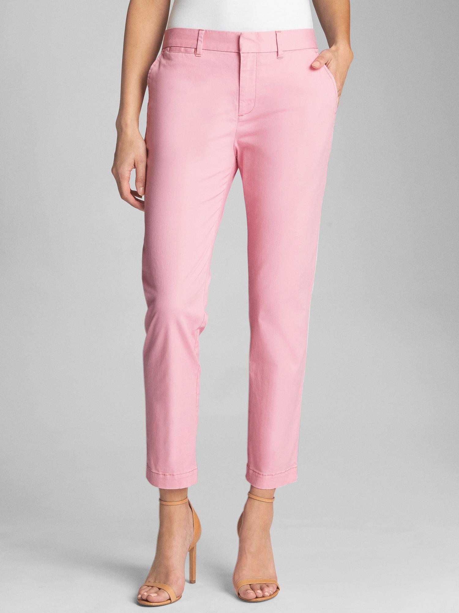 gap slim cropped pants