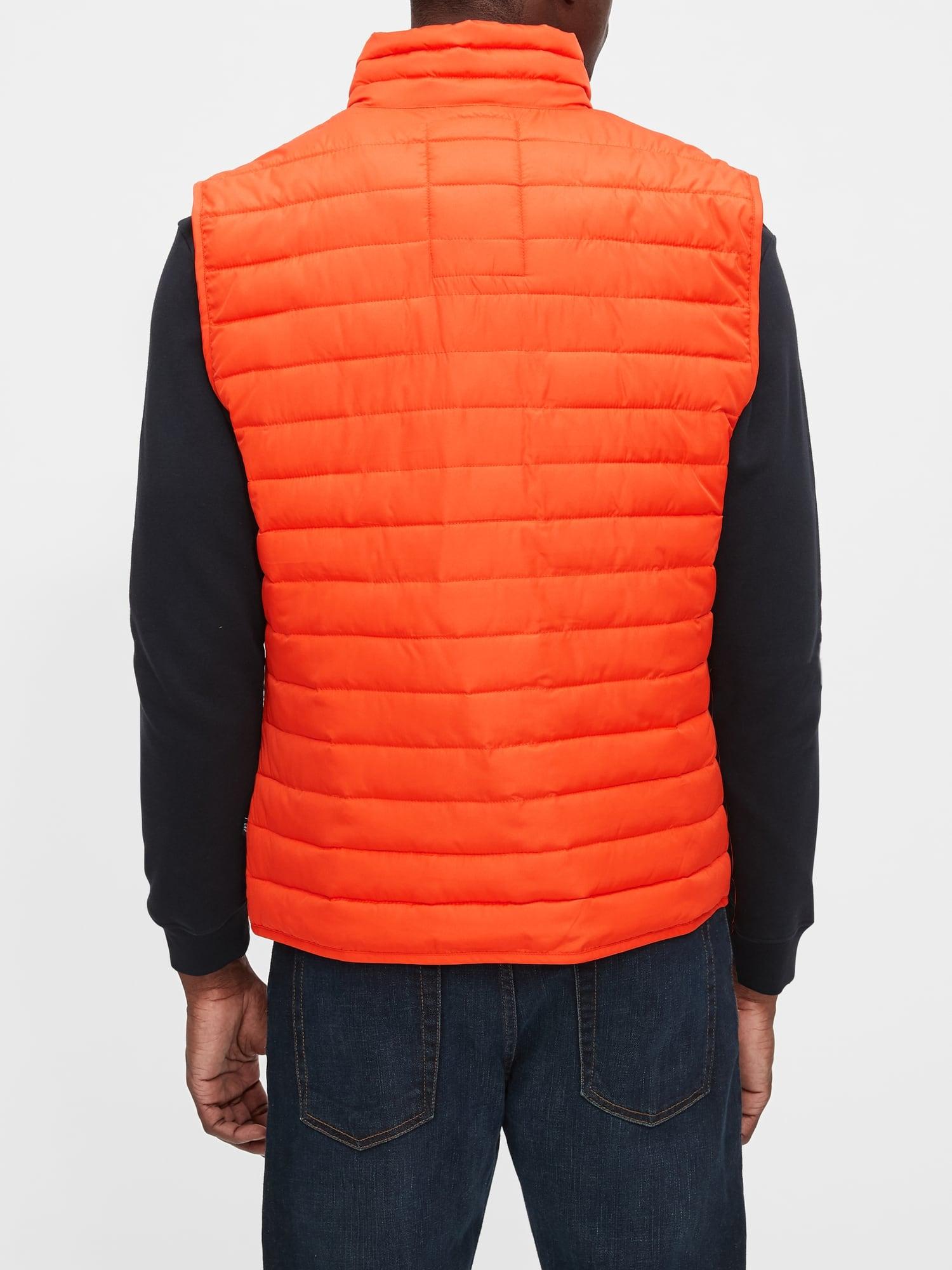 gap orange vest