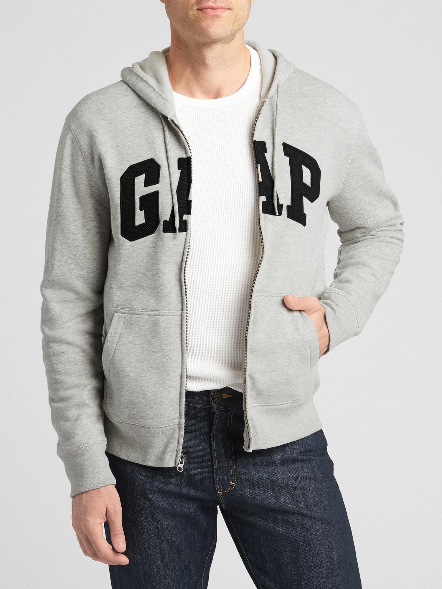 gap hoodies zip up