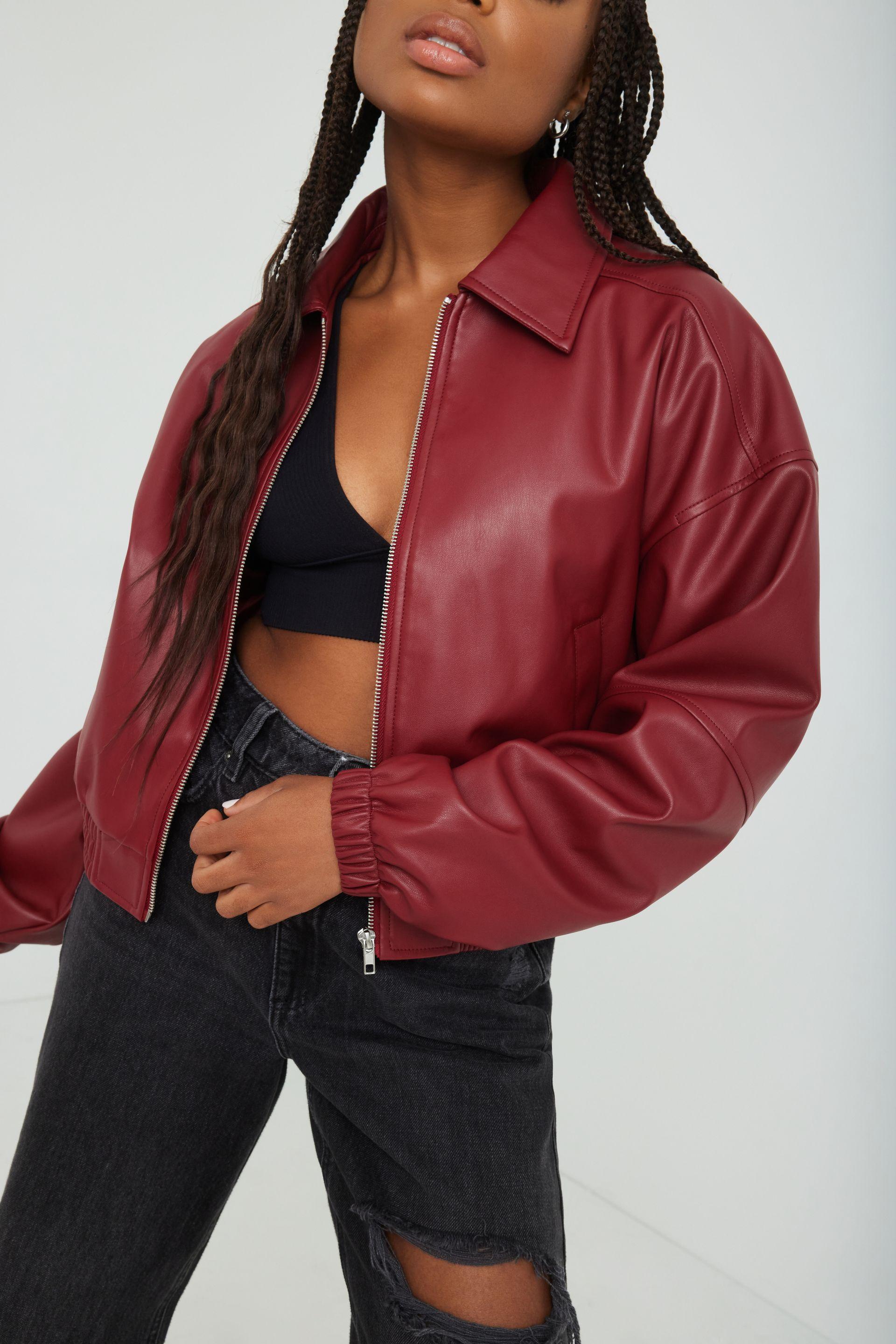 Red Biker Jacket