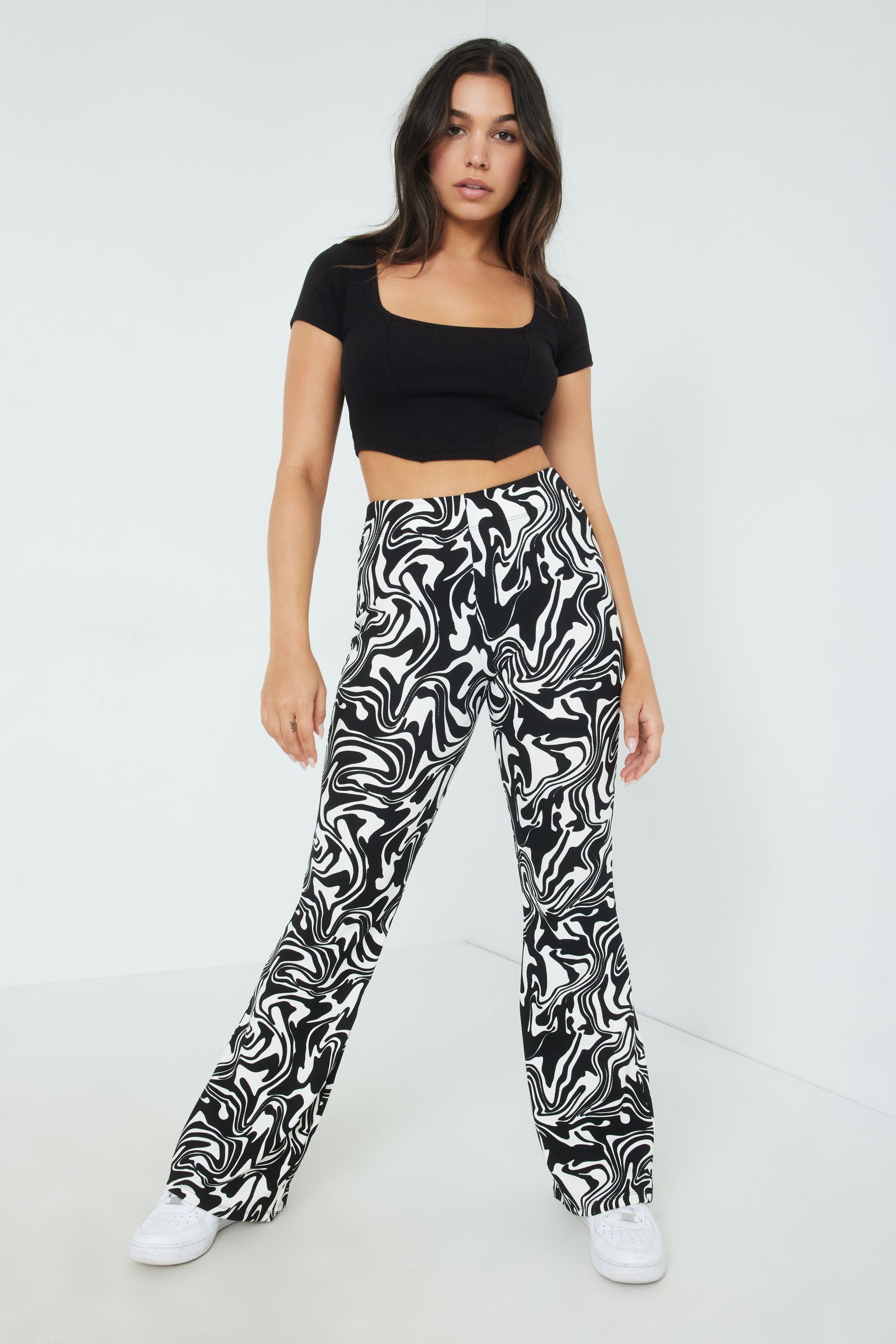 Garage Odessa Flare Pant in White | Lyst