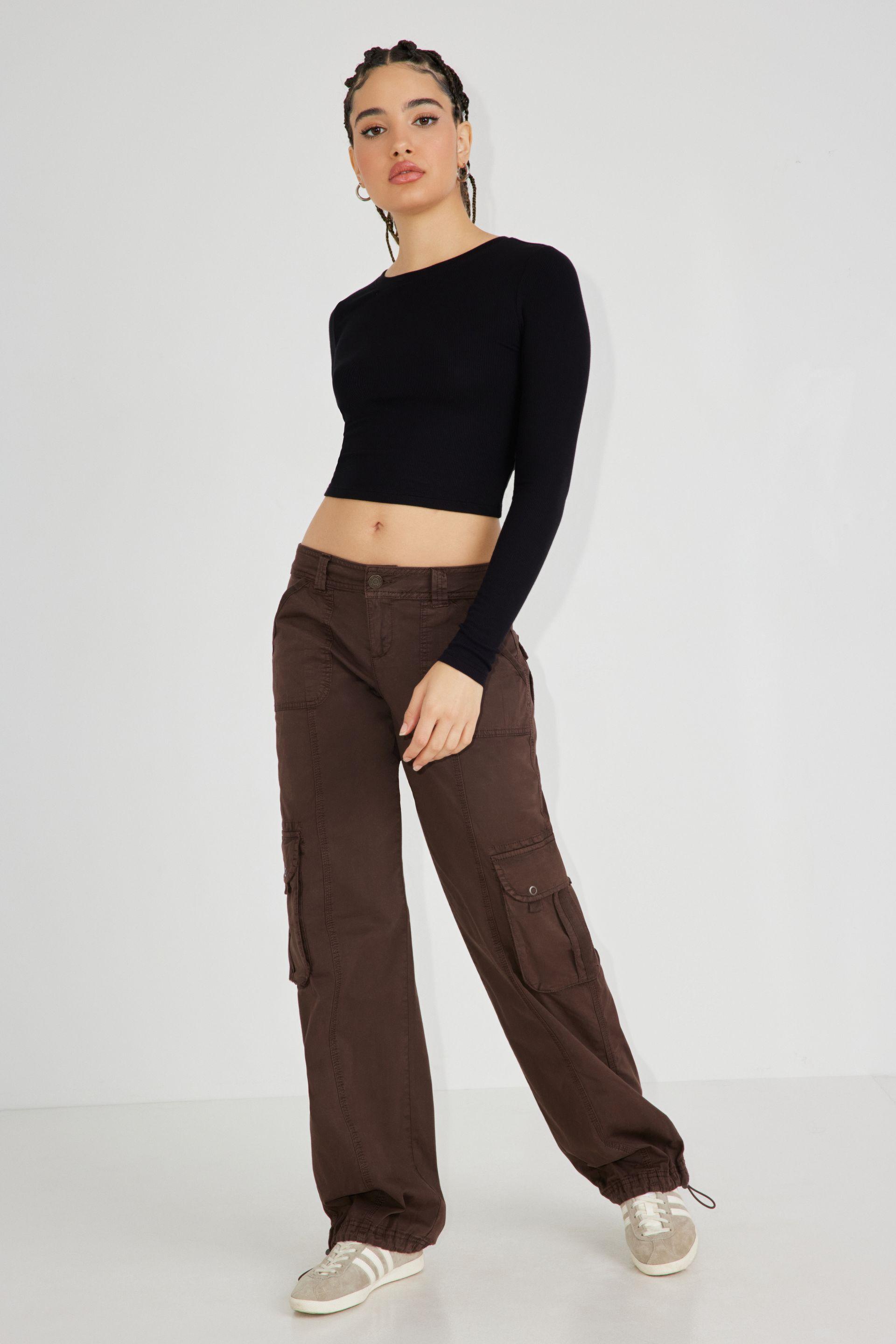 Garage Chicago Low Rise Cargo Pant in Black Lyst