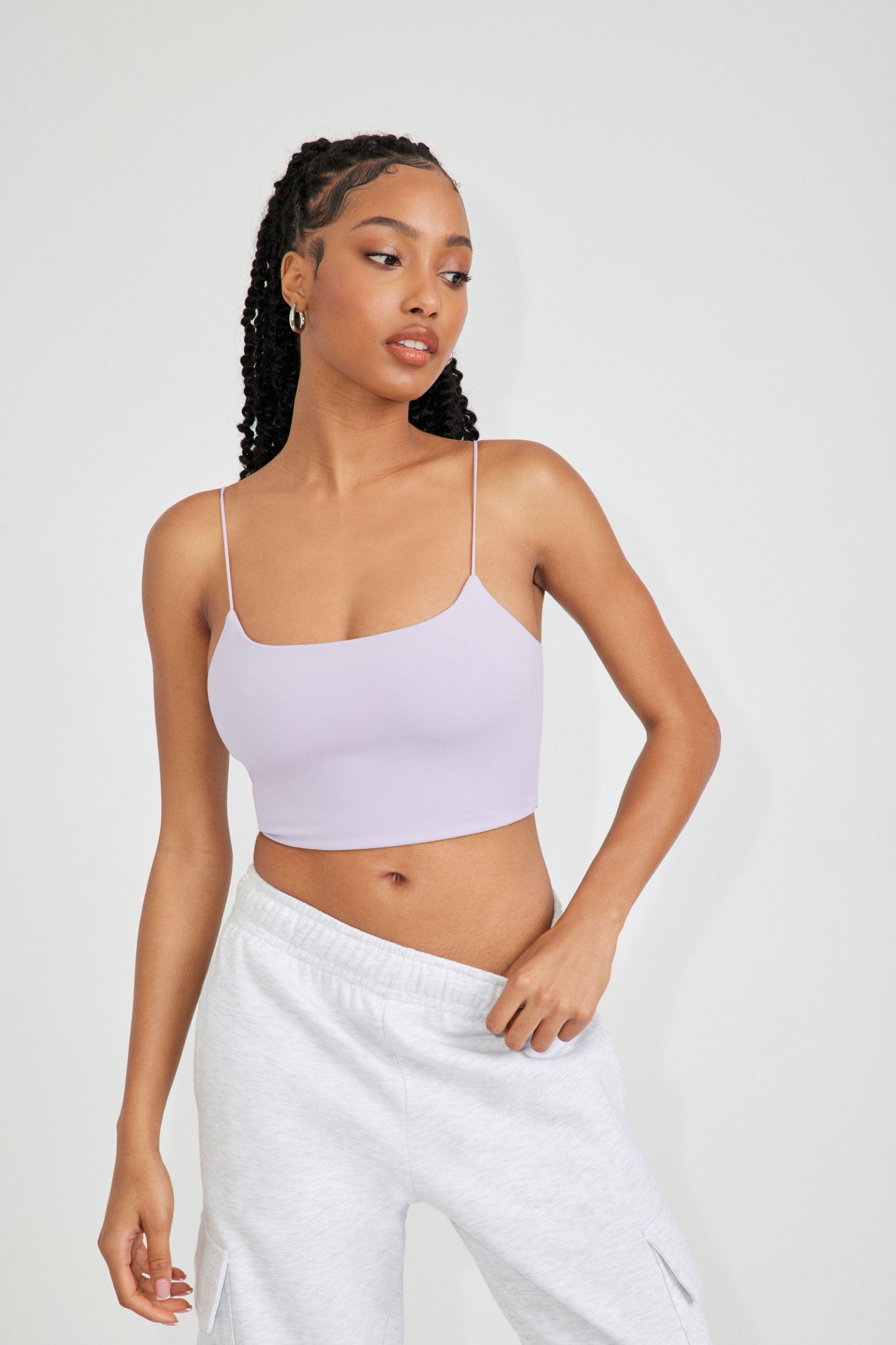 Garage Eva Cropped Cami Top in White Lyst