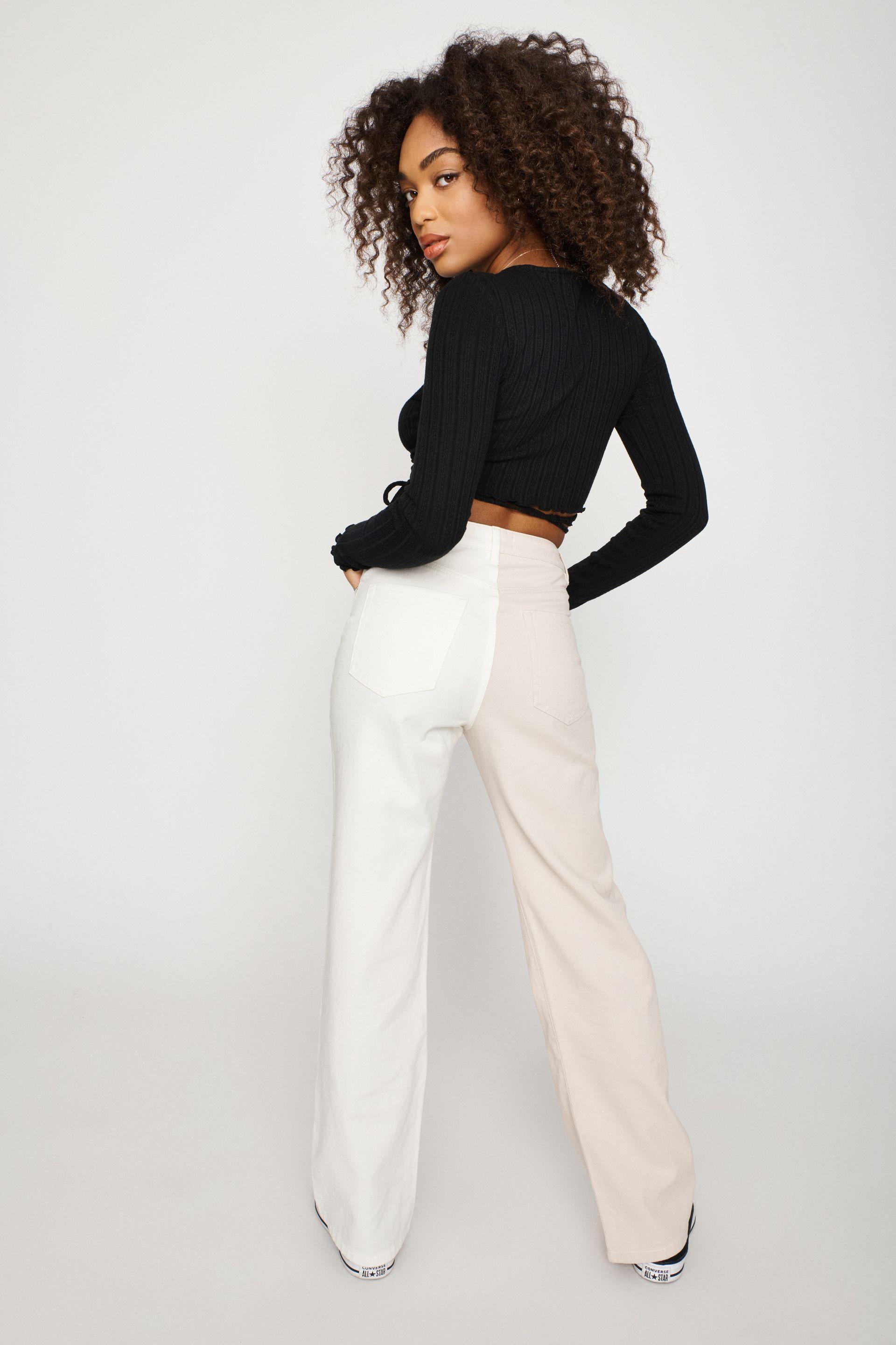 Garage Denim Wide Leg Jean | Lyst