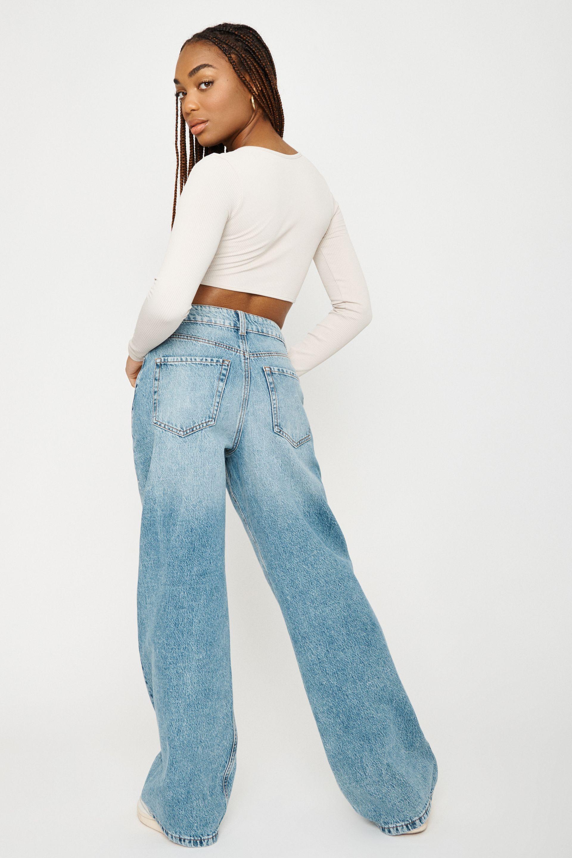 Garage Denim Street Wide Leg Jeans in 