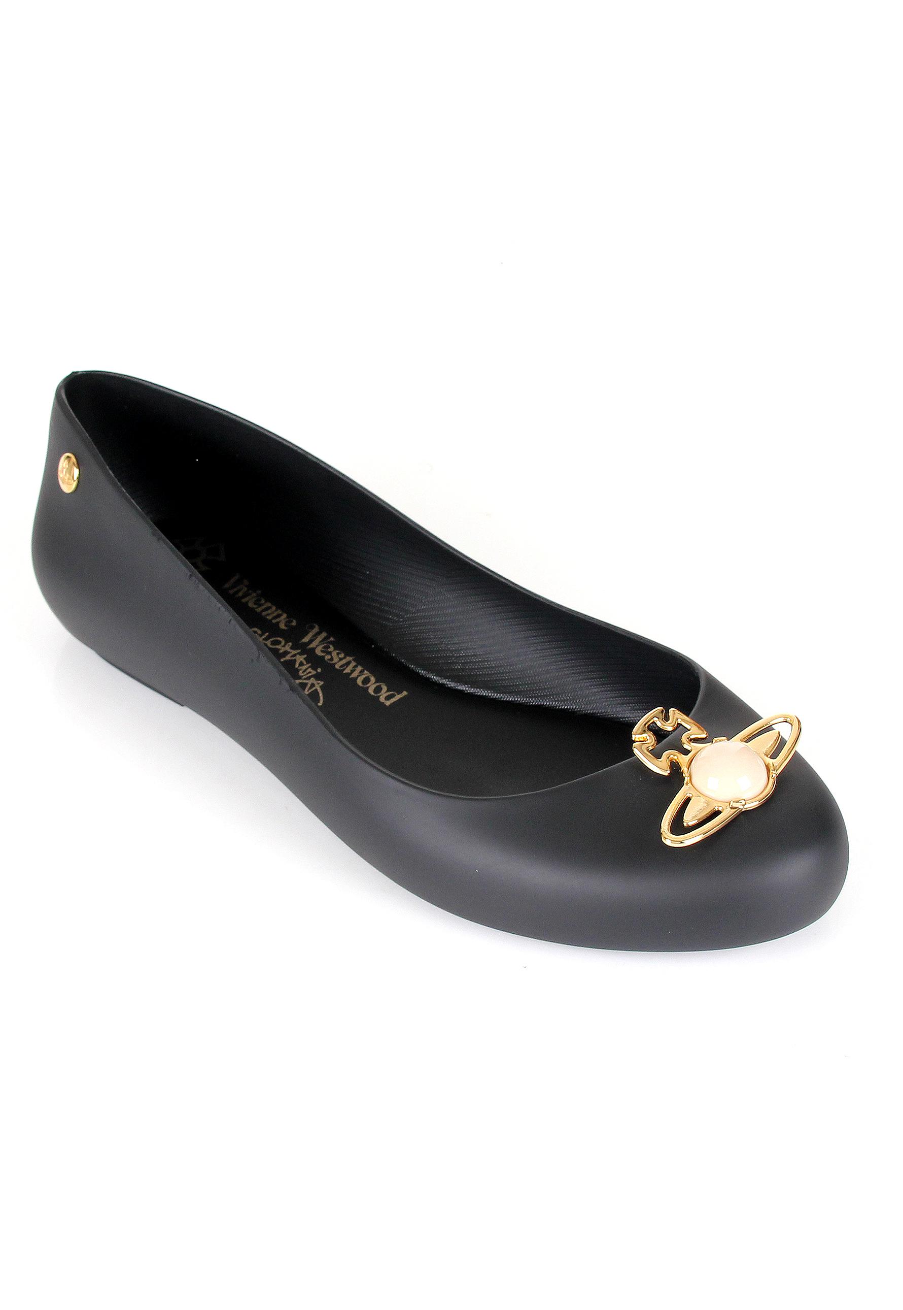 Lyst - Vivienne Westwood Space Love Shoes Black Pearl Orb ...