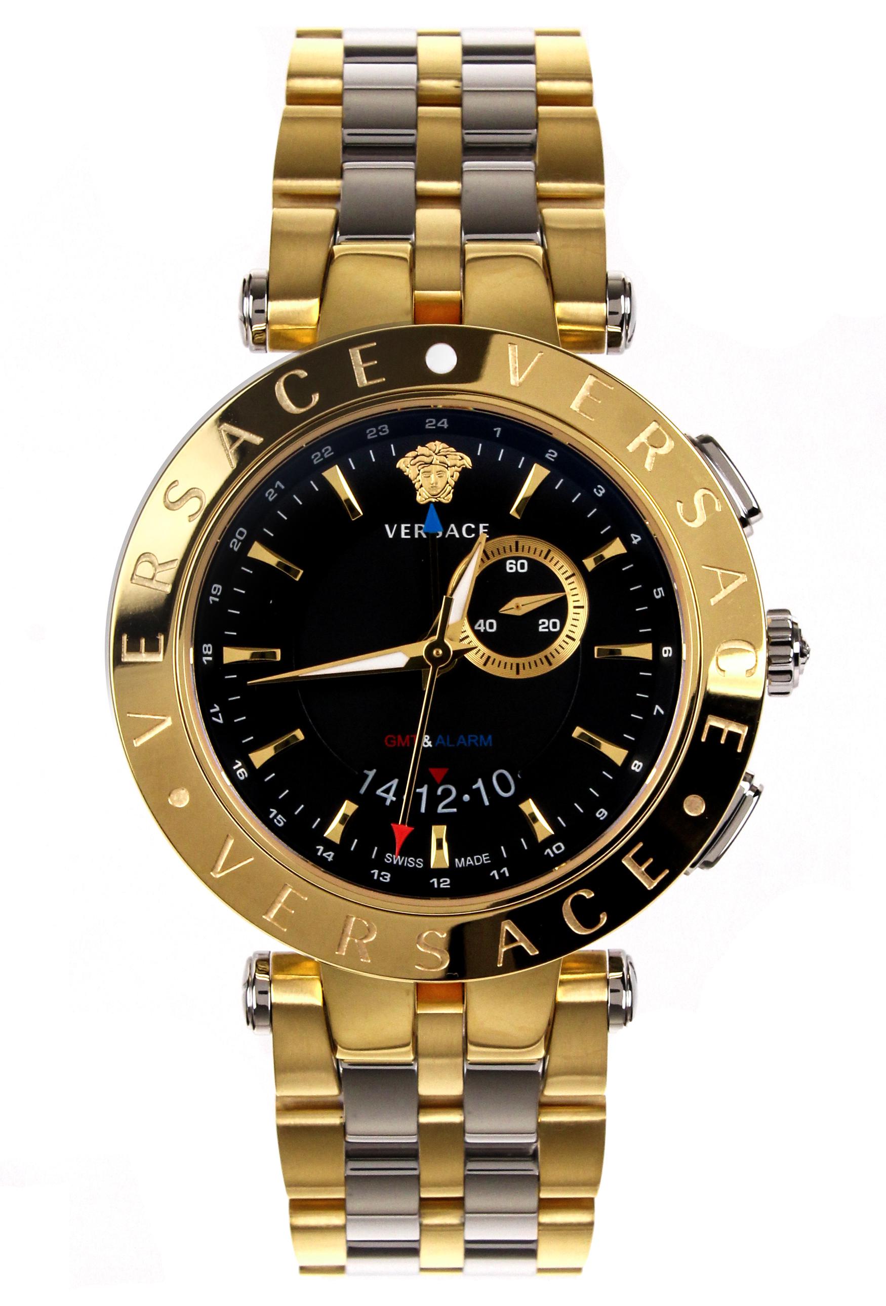 versace v race gmt alarm