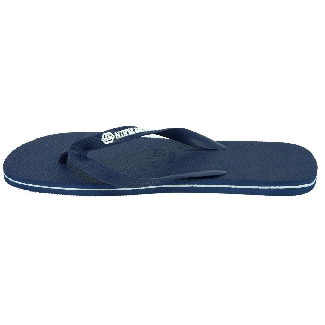 Save 36% Mens Shoes Sandals Philipp Plein Imps904 85n Navy Flip Flops in Blue for Men slides and flip flops Sandals and flip-flops 