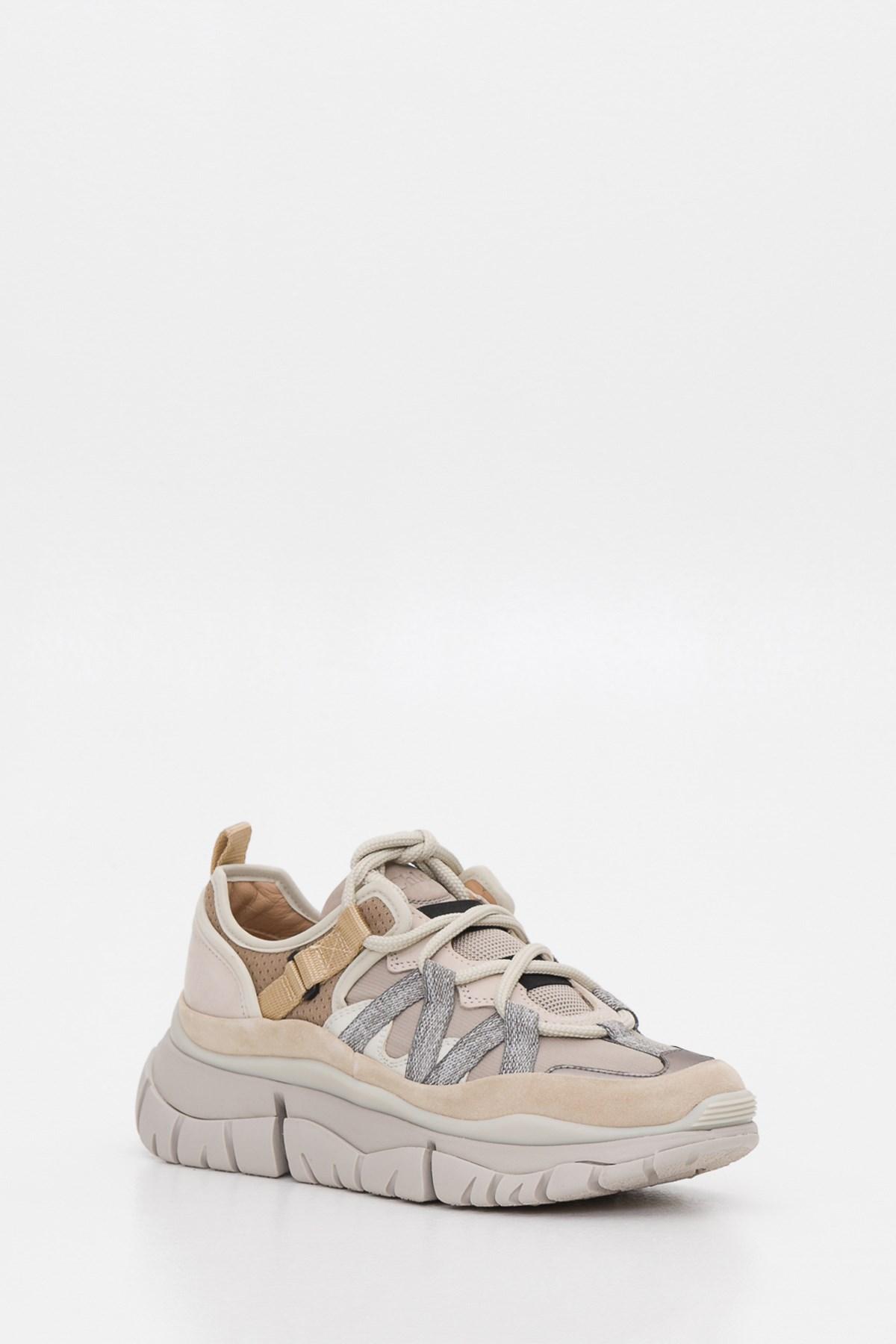 chloe blake sneaker beige