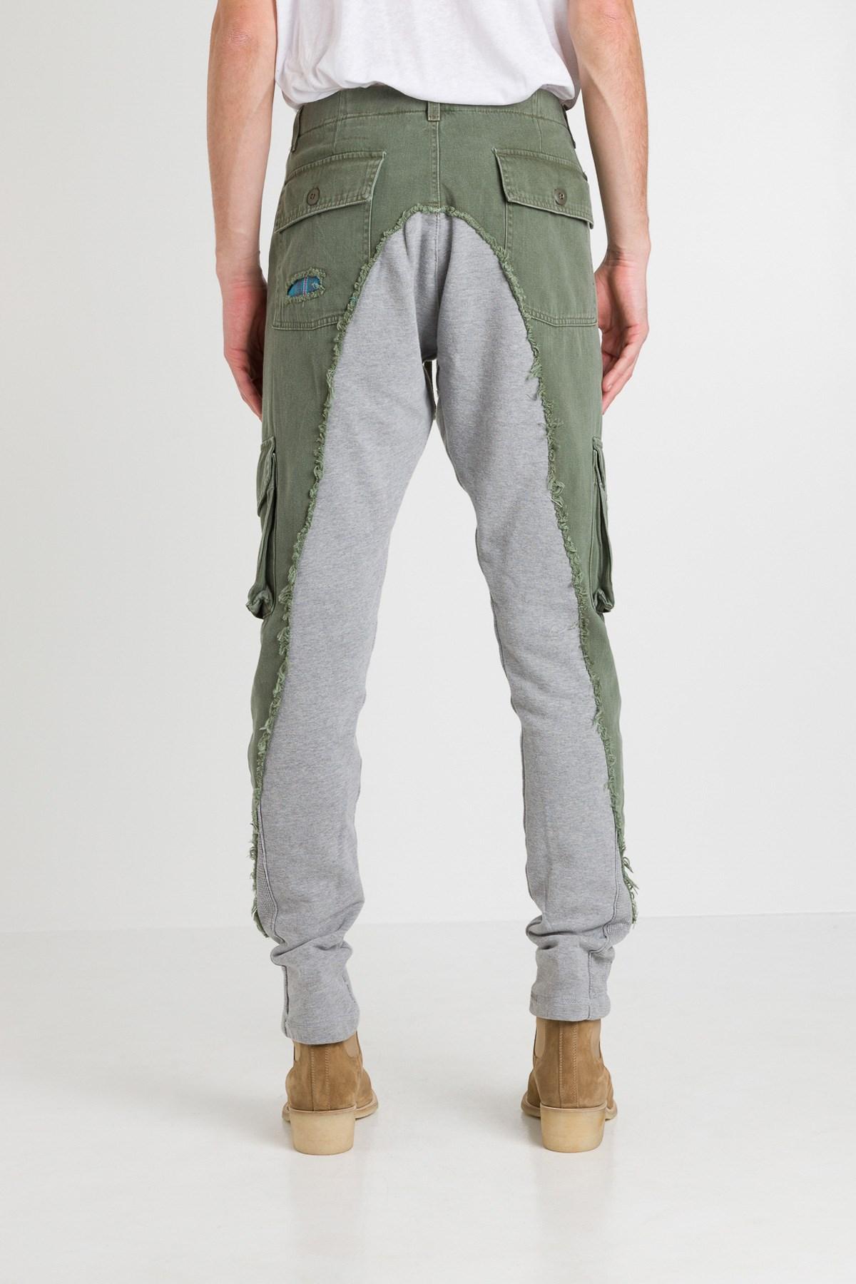 mens green cargo joggers