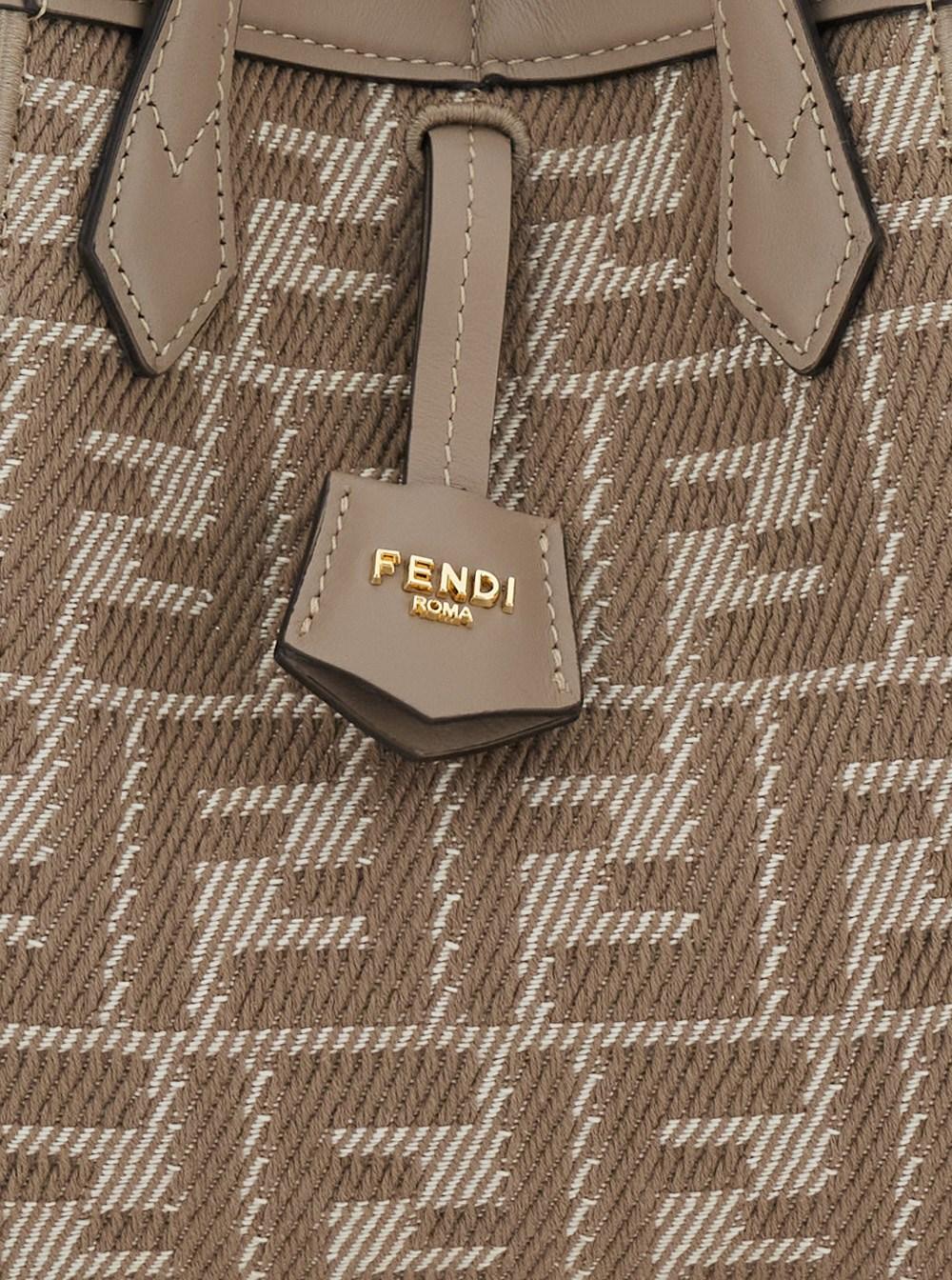 Fendi 'Mini Origami' Crossbody Bag With All-Over Ff Logo in