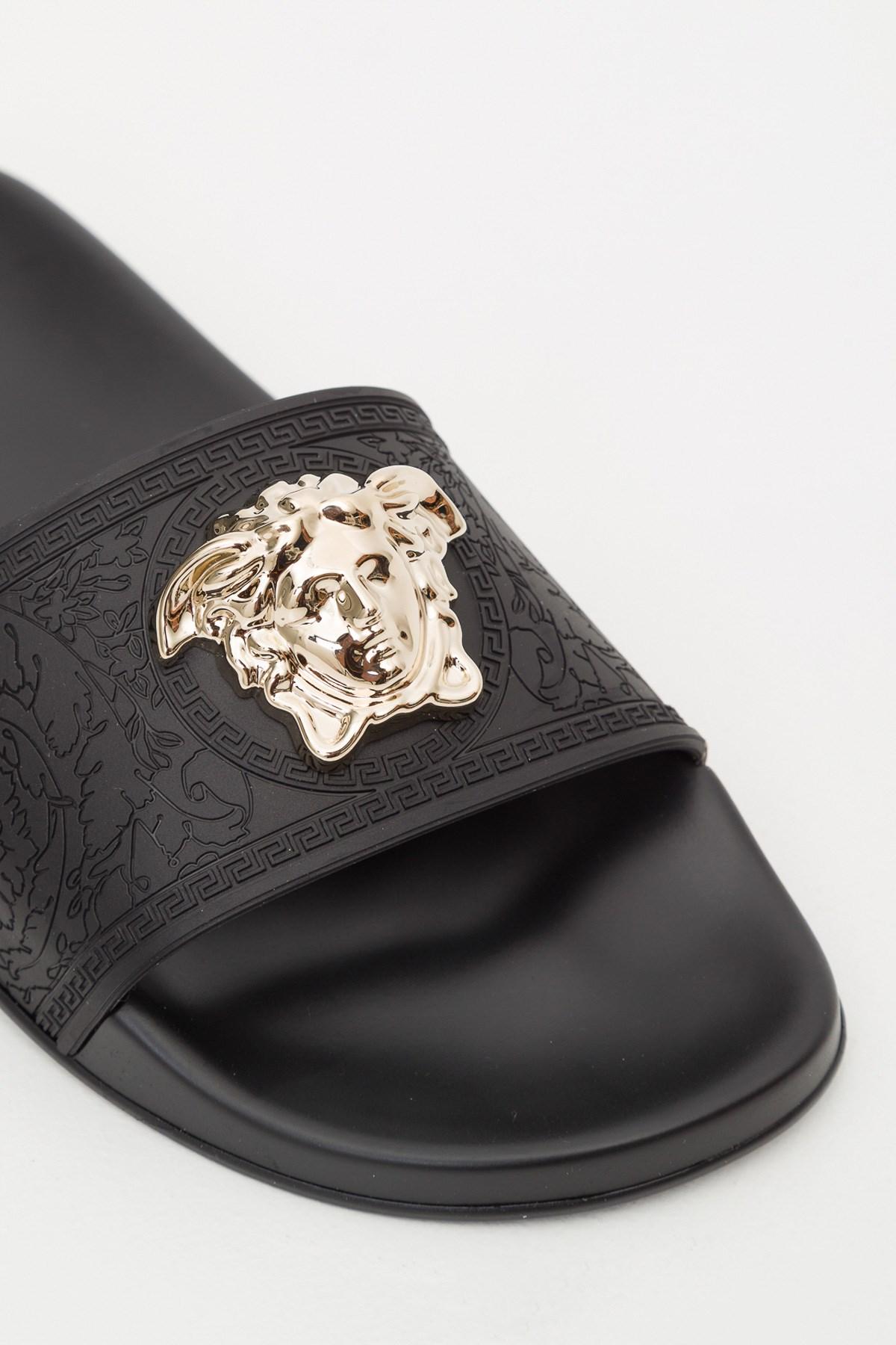 versace medusa stud slides
