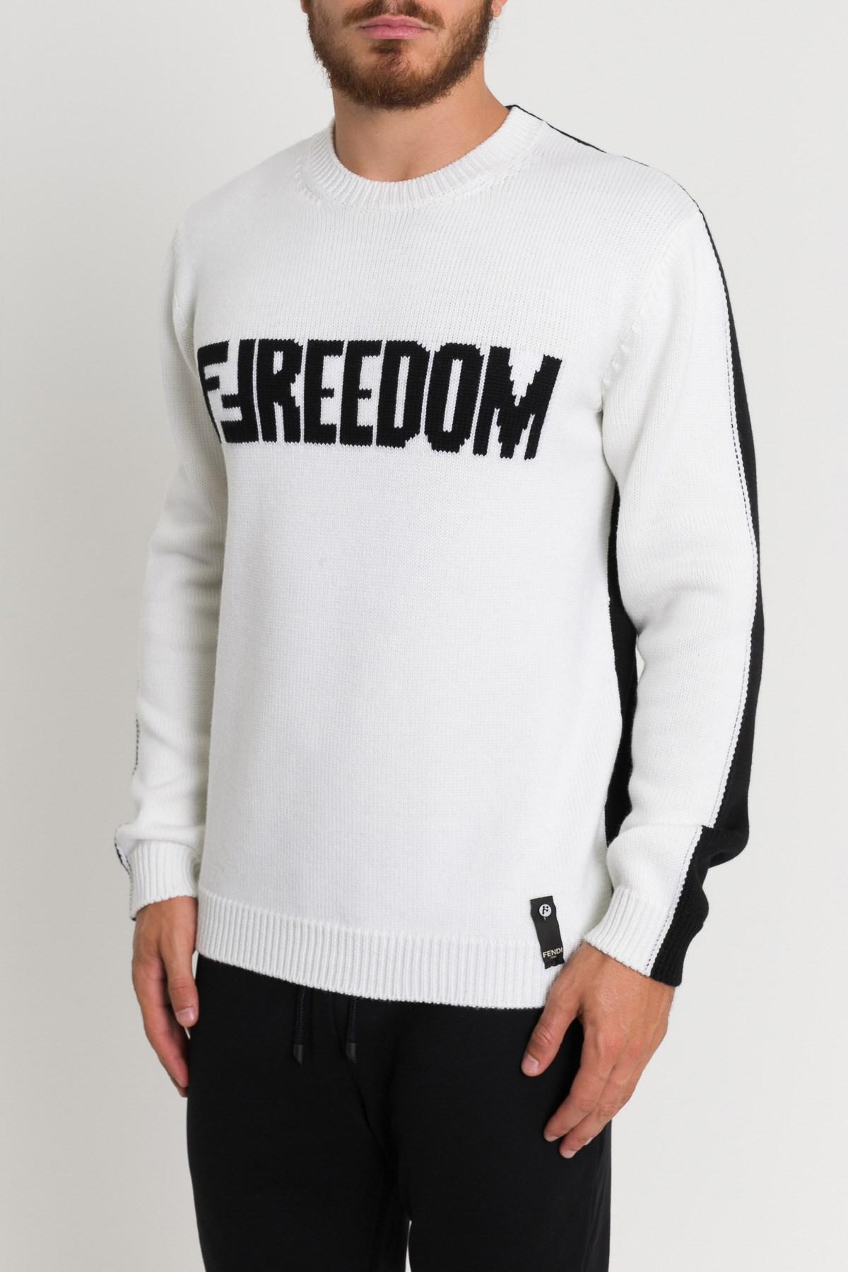 Fendi Wool Freedom Sweater for Men - Lyst