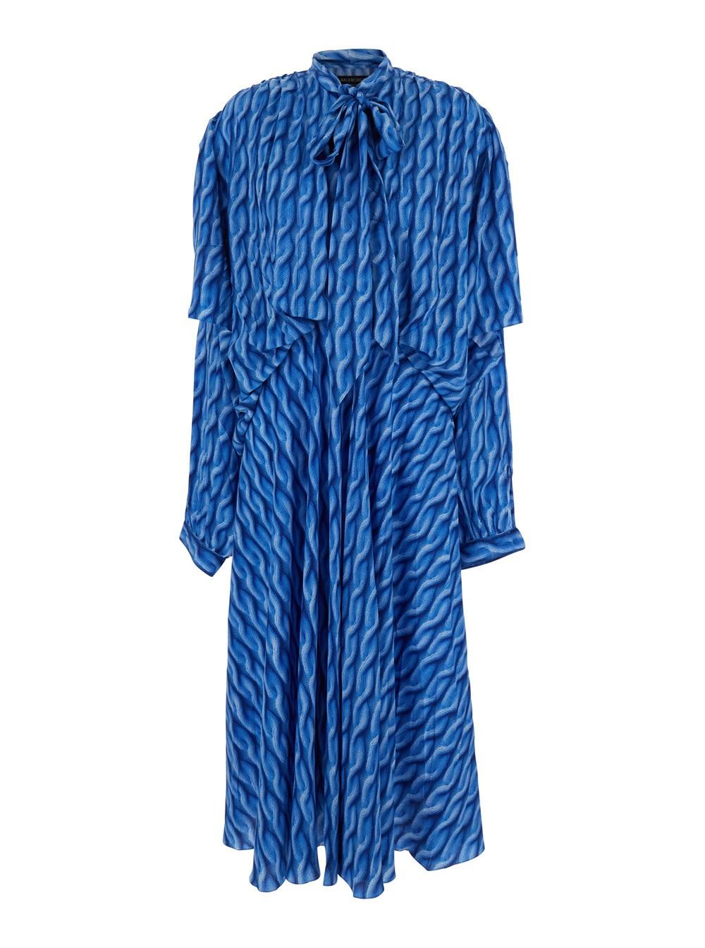 ワンピース BALENCIAGA Balenciaga garde-robe shirt/dress Blu Balenciaga garde-robe shirt/dress BALENCIAGA - Nugnes1920