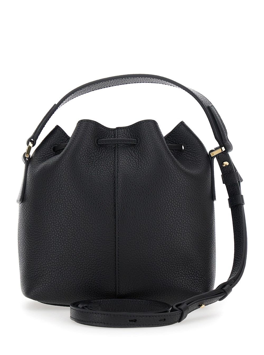 ショルダーバッグ・ポシェット SALVATORE FERRAGAMO BUCKET BAG Salvatore Ferragamo Bucket Bag Brown Leather Large