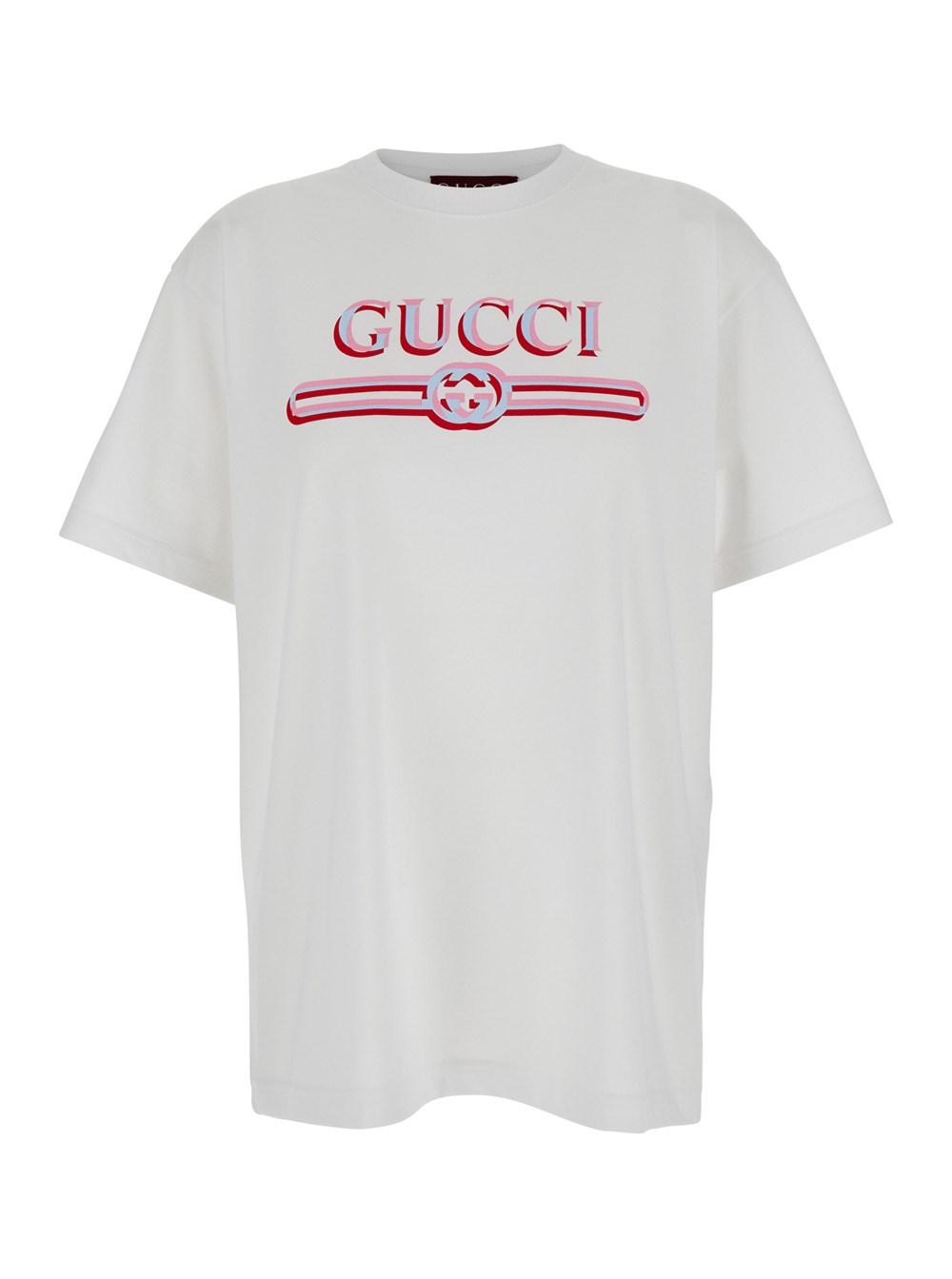T shirt Gucci da donna Sconto online fino al 19 Lyst