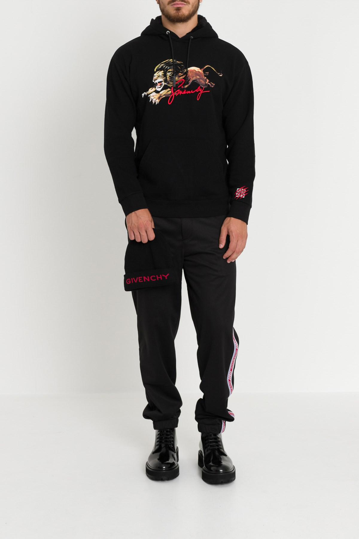 givenchy leo print hoodie