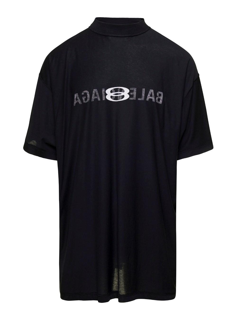 Balenciaga mode black t shirt deals
