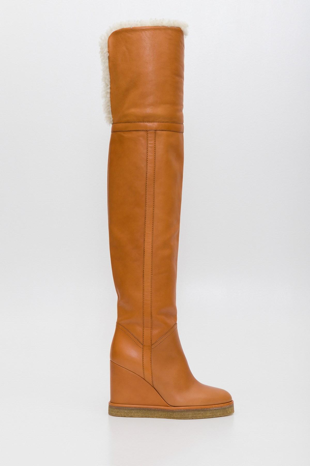 celine wedge boots