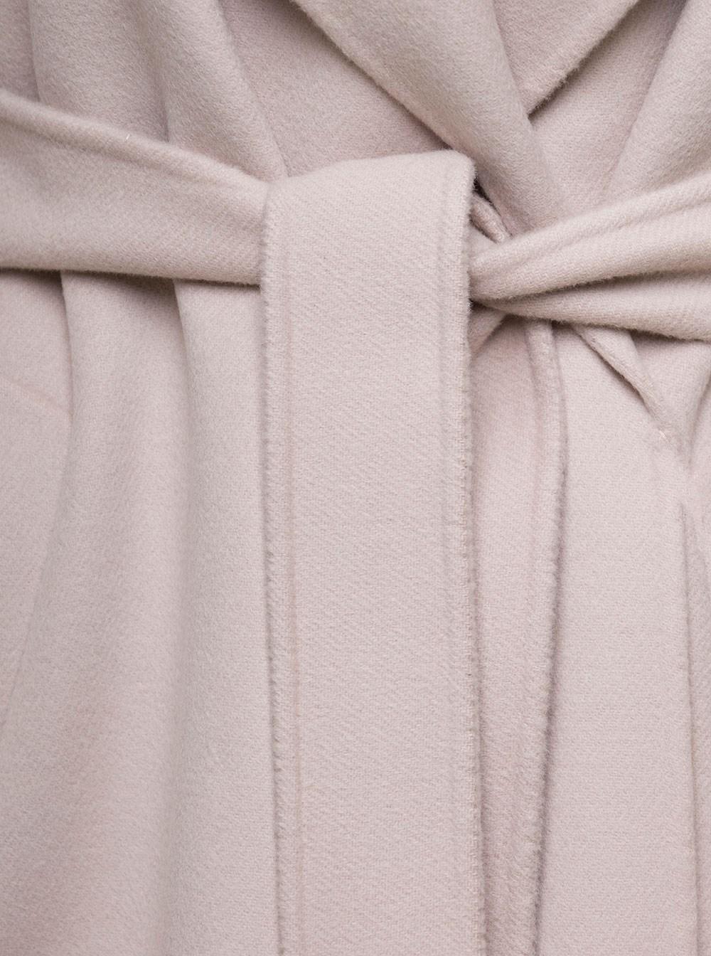 Max Mara 'elisa' Light Robe Coat With Matching Belt In Wool Woman 's Max  Mara in Grey | Lyst UK