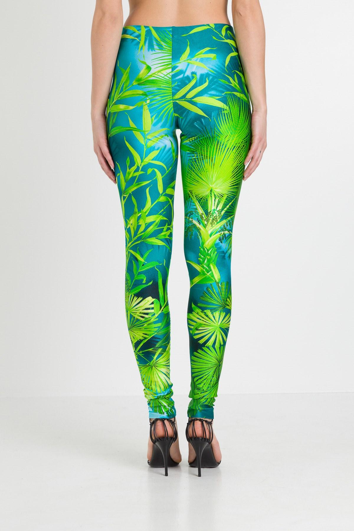 Versace green leggings Clearance