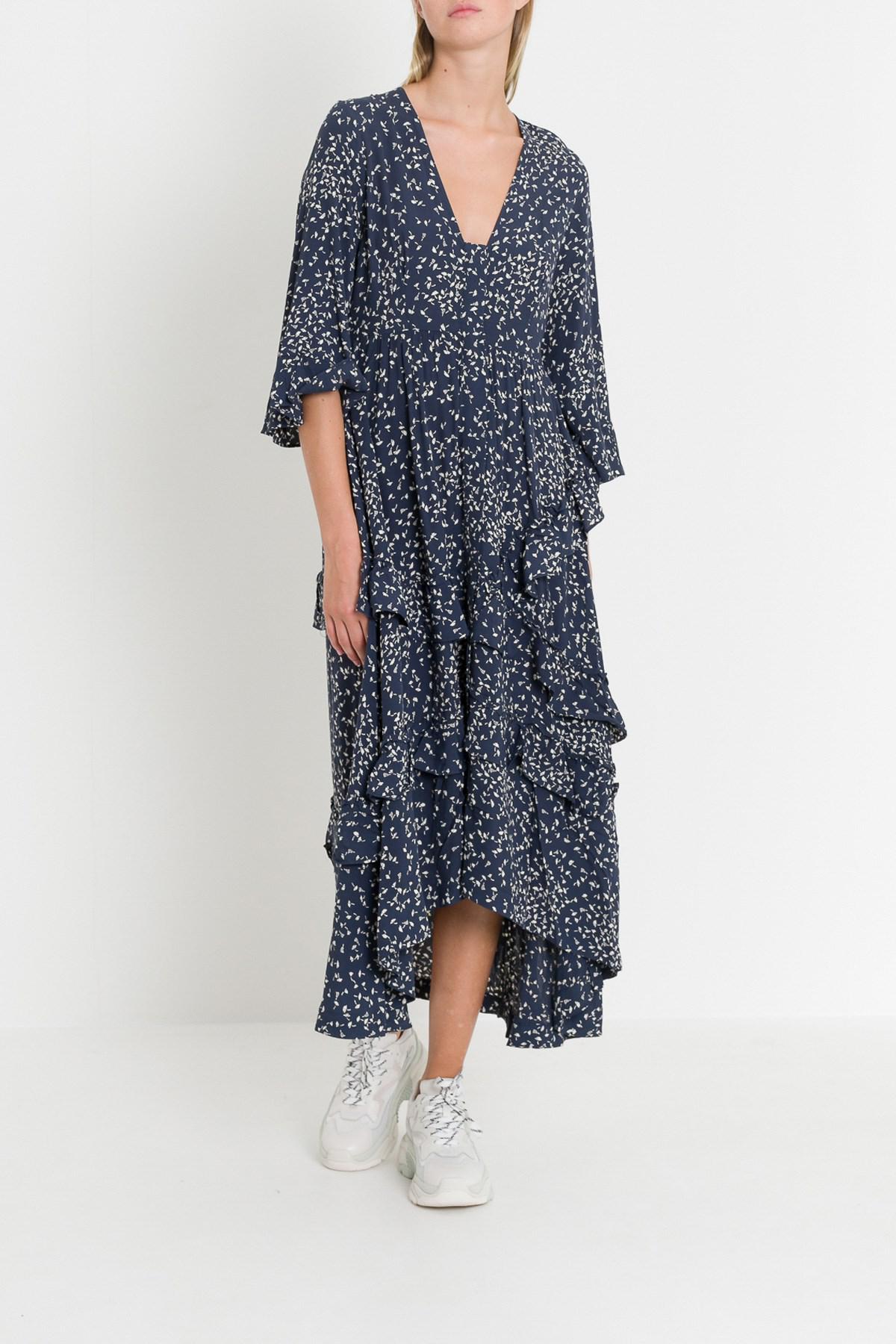 ganni barra dress
