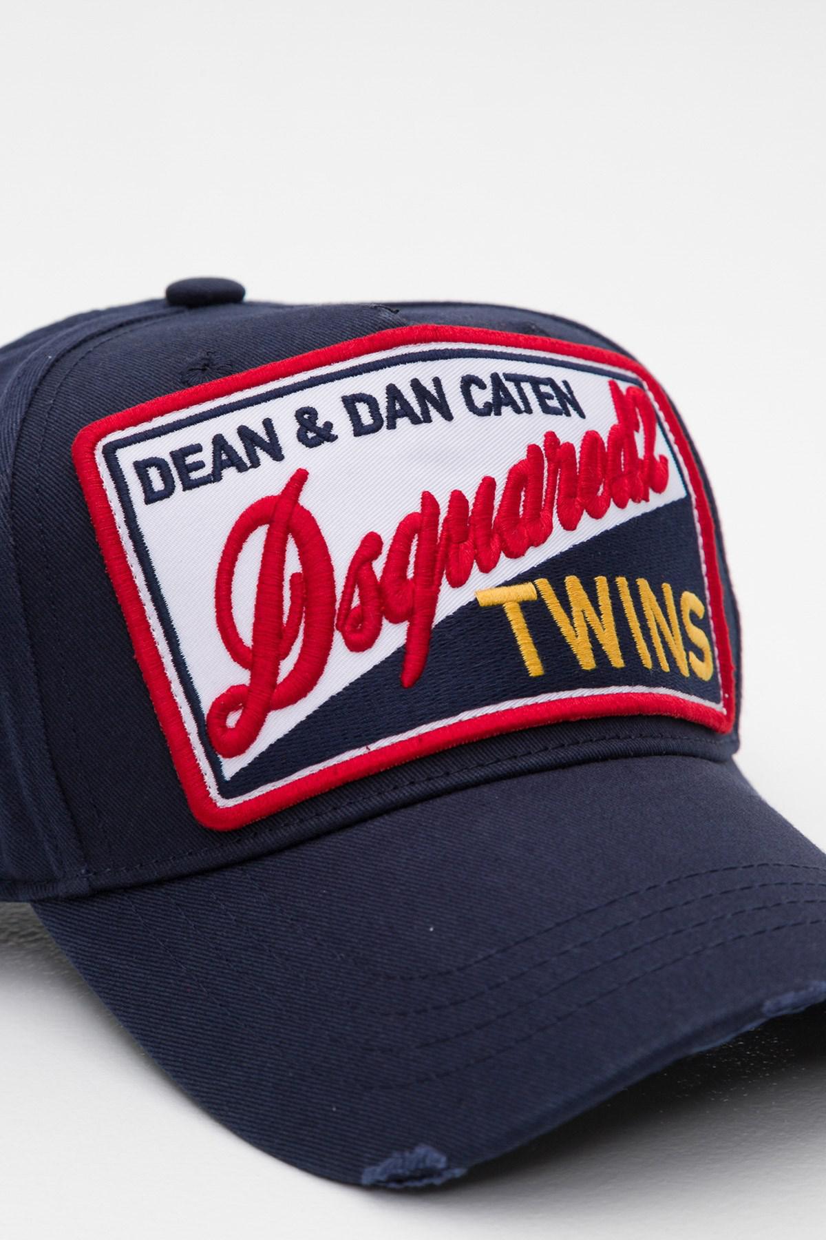 DSquared² Baseball Cap Con Patch Ricamo Dean & Dan Caten Dsquared 2 Twins  in Blue for Men - Lyst