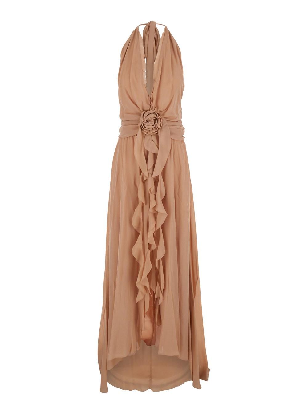 poppy dress lisa brown Dark Brown Suede Mini Pinafore Dress main image 0
