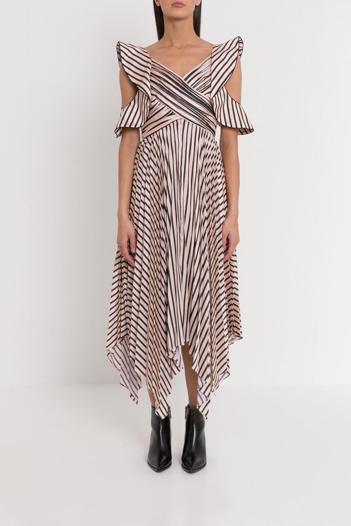 self portrait pleated skirt