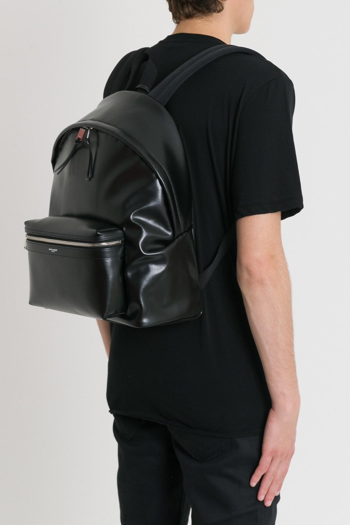 coated canvas backpack