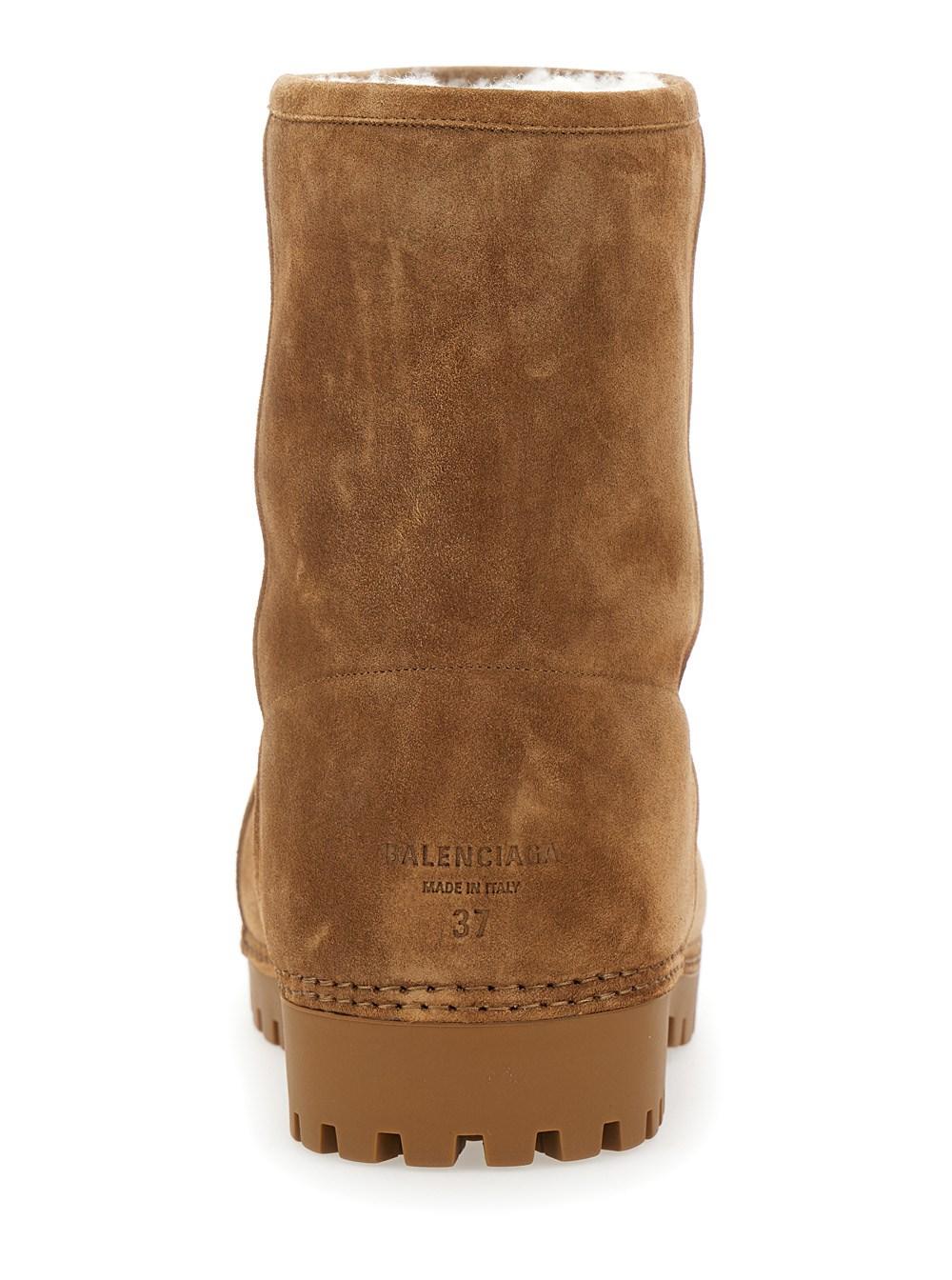Balenciaga Boots in Brown | Lyst