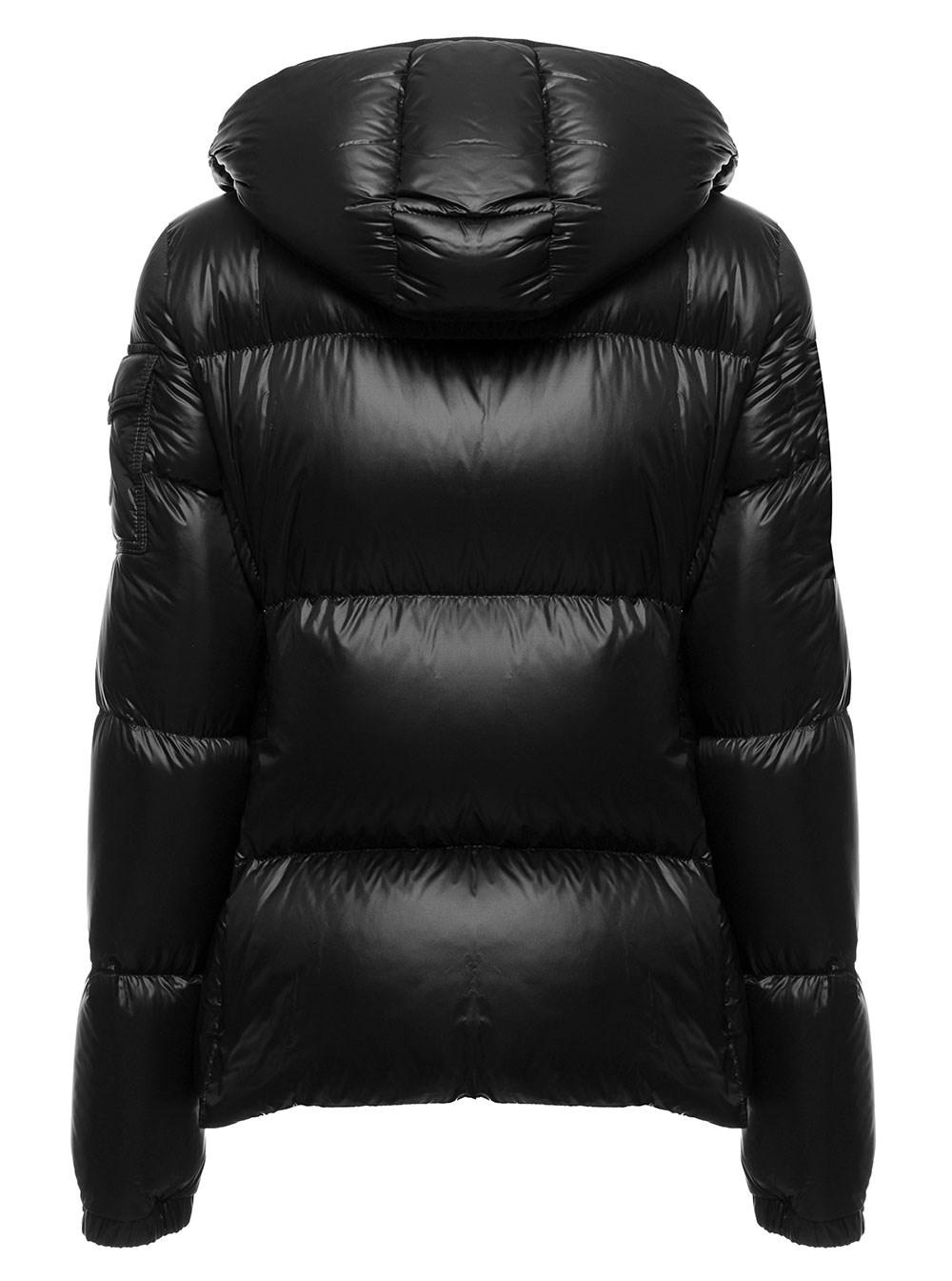 Moncler Fourmine Nylon Down Jacket Woman in Black | Lyst