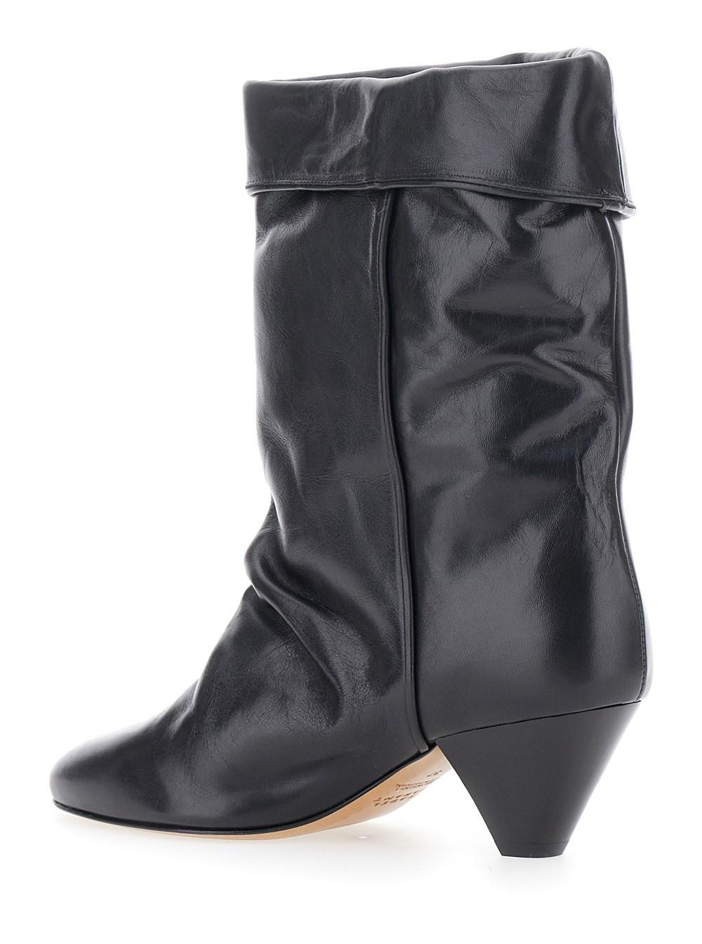 ロングブーツ Isabel Marant Black suede Elisa boots Isabel Marant Ankle boots for Women | Online Sale up to 47