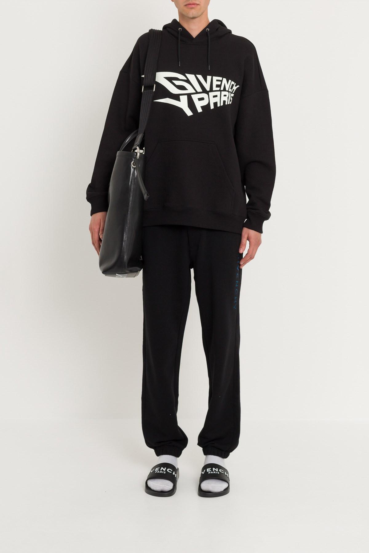 Givenchy Paris Luminescent Hoodie in Black for Men | Lyst