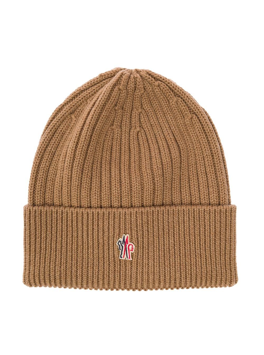 3 MONCLER GRENOBLE Berretto Tricot in Brown for Men | Lyst