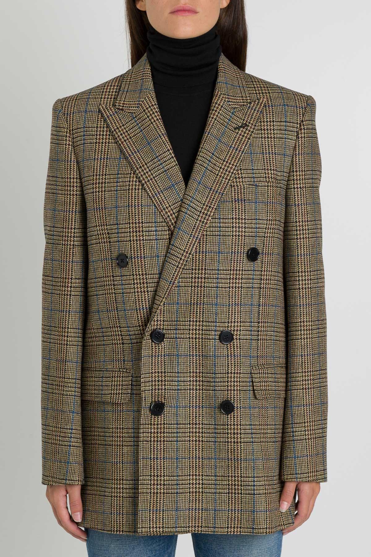 celine double breasted blazer