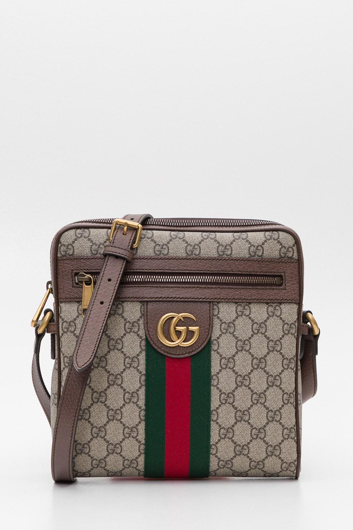 Gucci Canvas Medium Ophidia Gg Supreme Messenger Bag in Beige (Natural ...