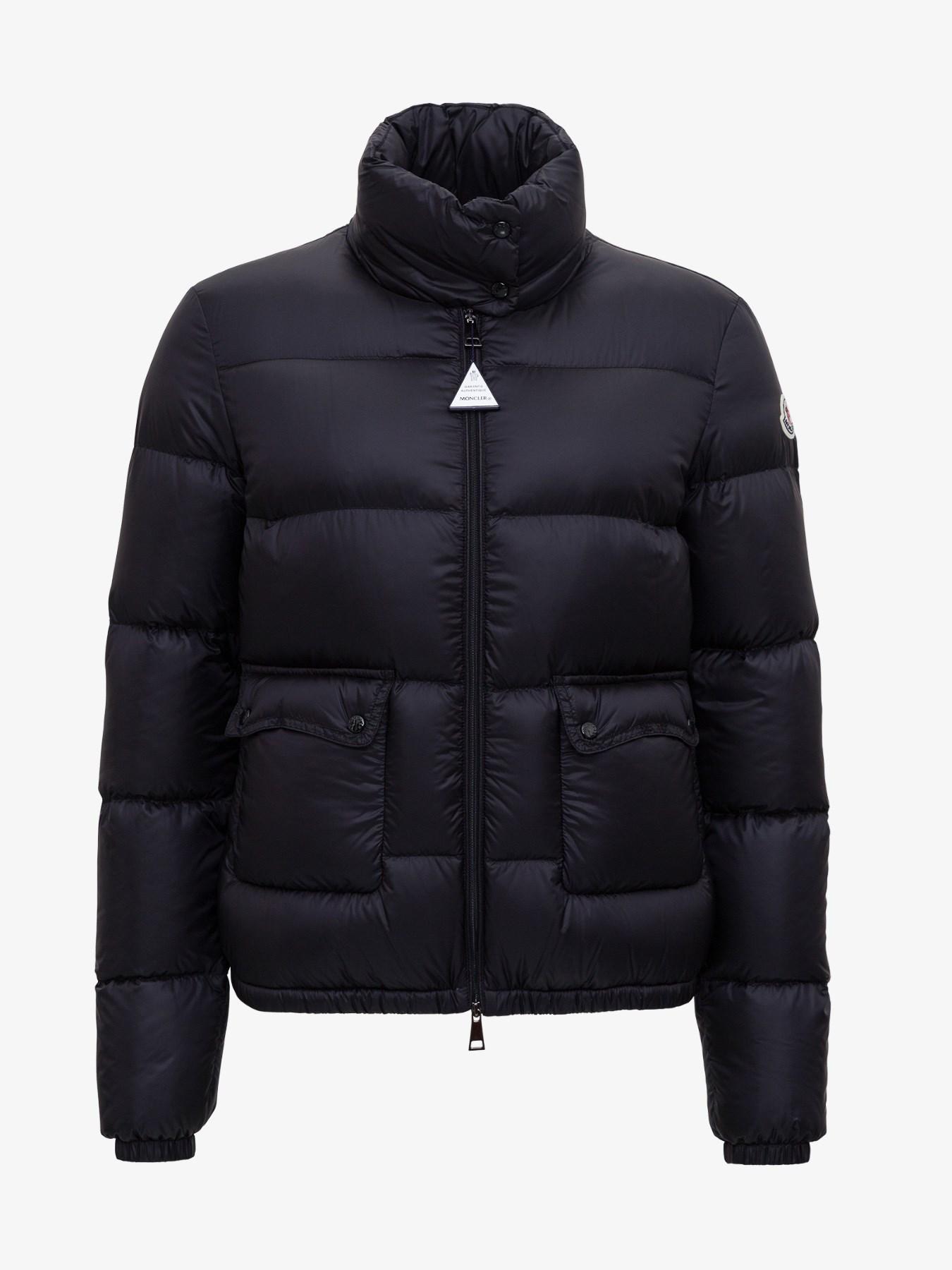 Moncler Cotton Lannic Quilted Shell Down Jacket, Quilted Pattern 