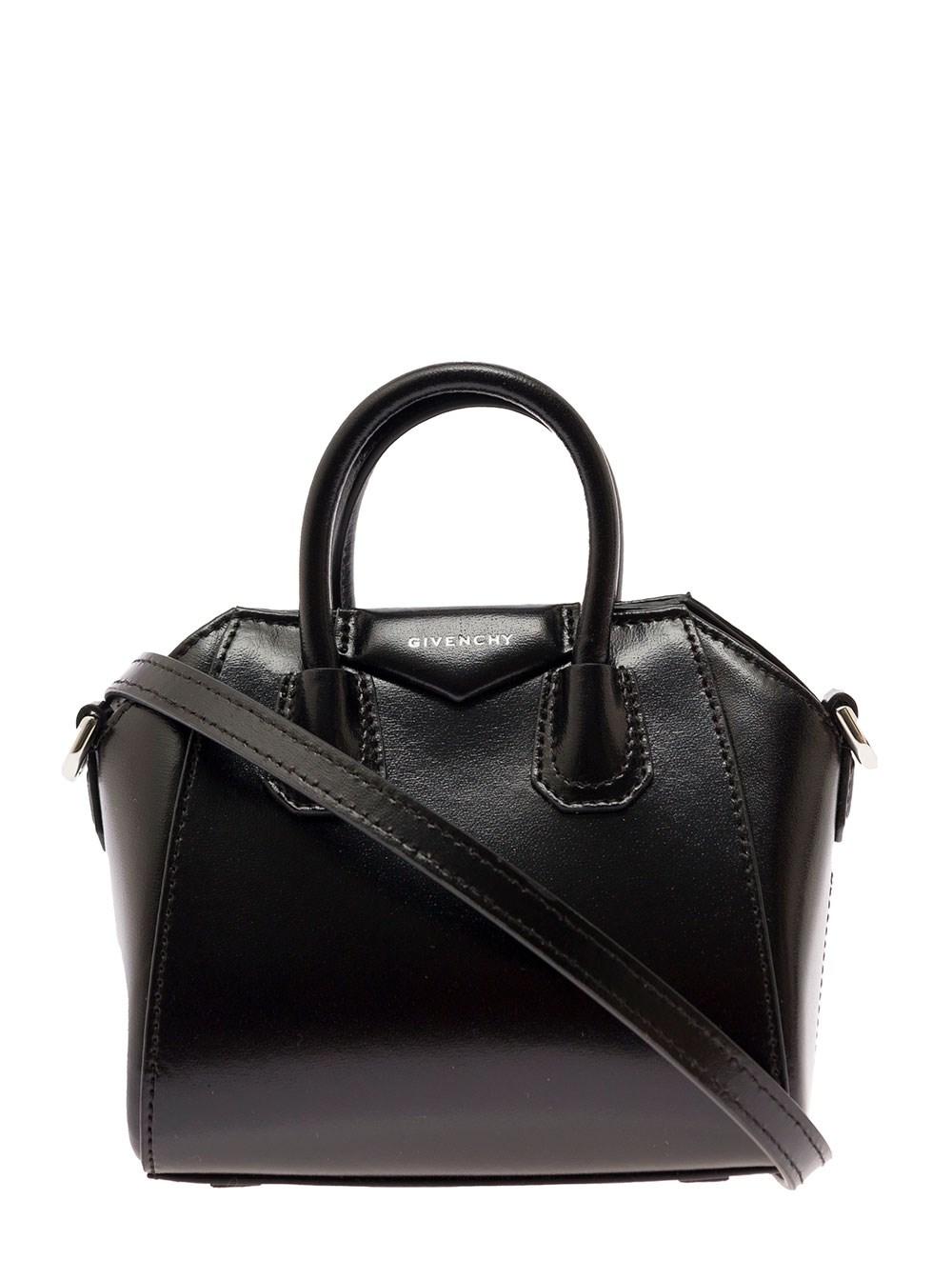 Givenchy Micro Antigona Bag In Box Leather Woman in Black | Lyst UK