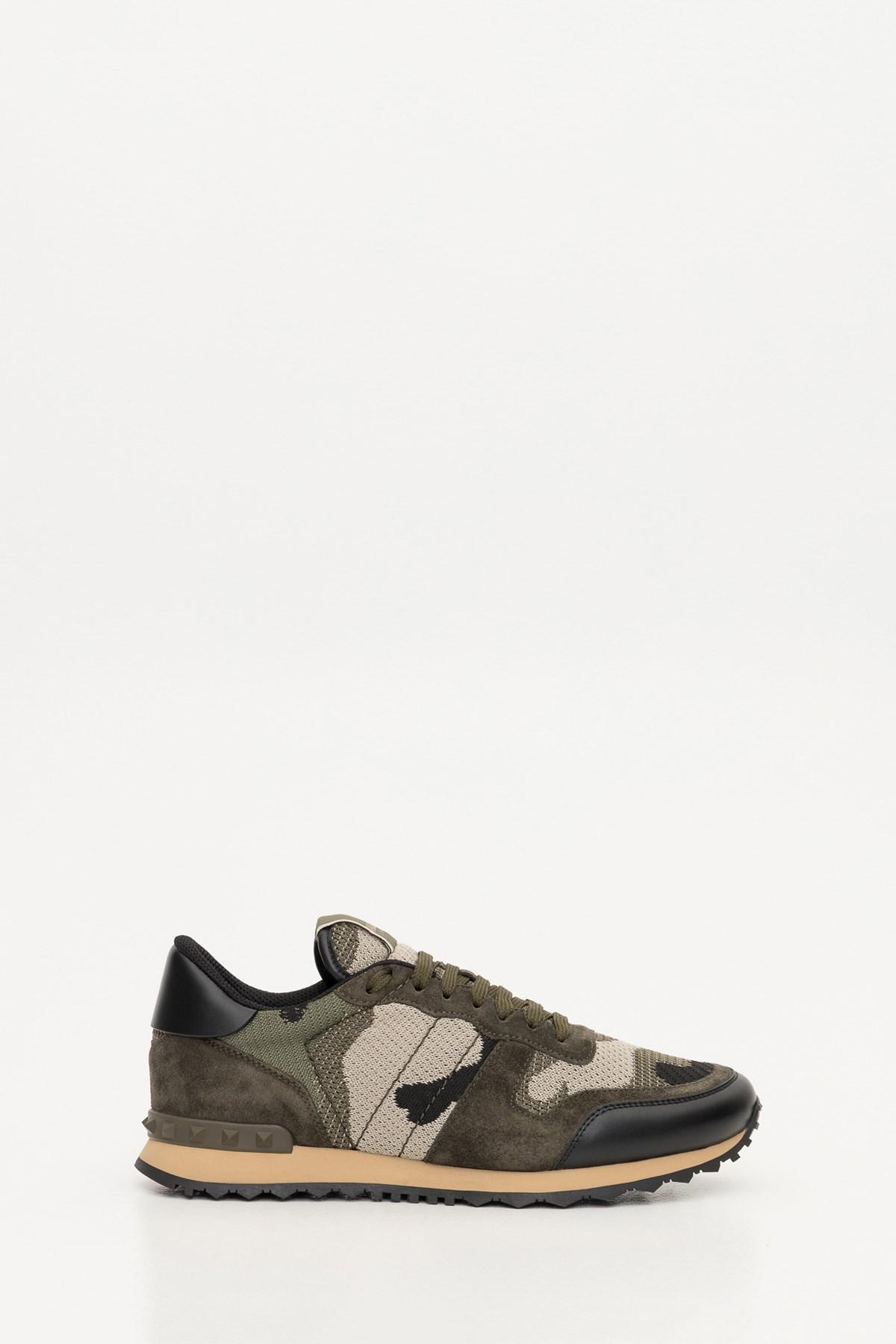 valentino mesh camo trainers