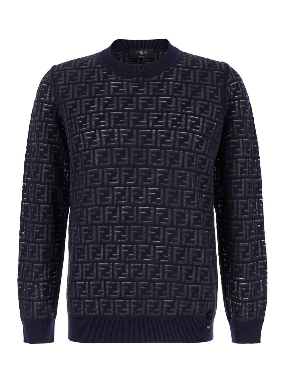 Fendi blue jumper 2025