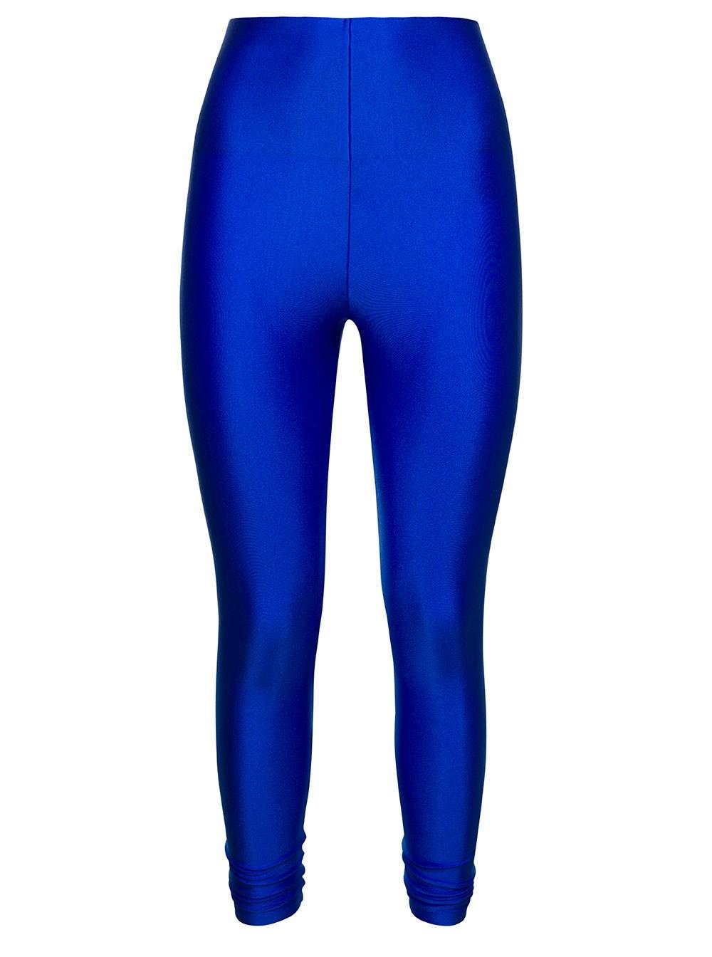 The Andamane 'holly' Elettric E 80s High-waisted leggings In Stretch  Polyamide in Blue